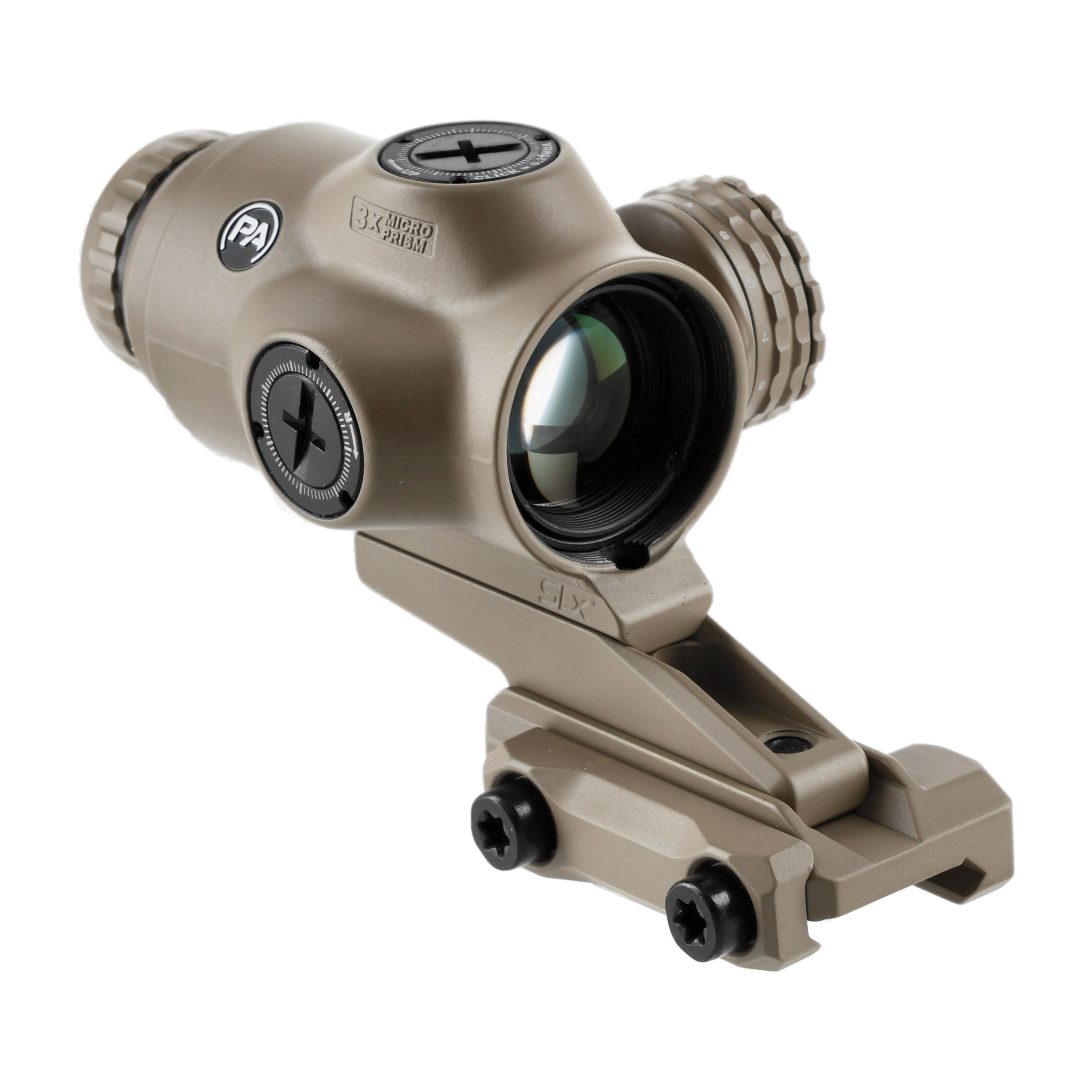 Celownik pryzmatyczny Primary Arms SLx 3x Micro Prism iR Red ACSS Raptor 7.62/300BO Yard FDE - obrazek 2