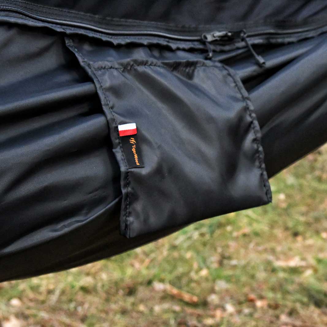 Hamak TigerWood Ważka V1 long z moskitierą czarny - obrazek 4