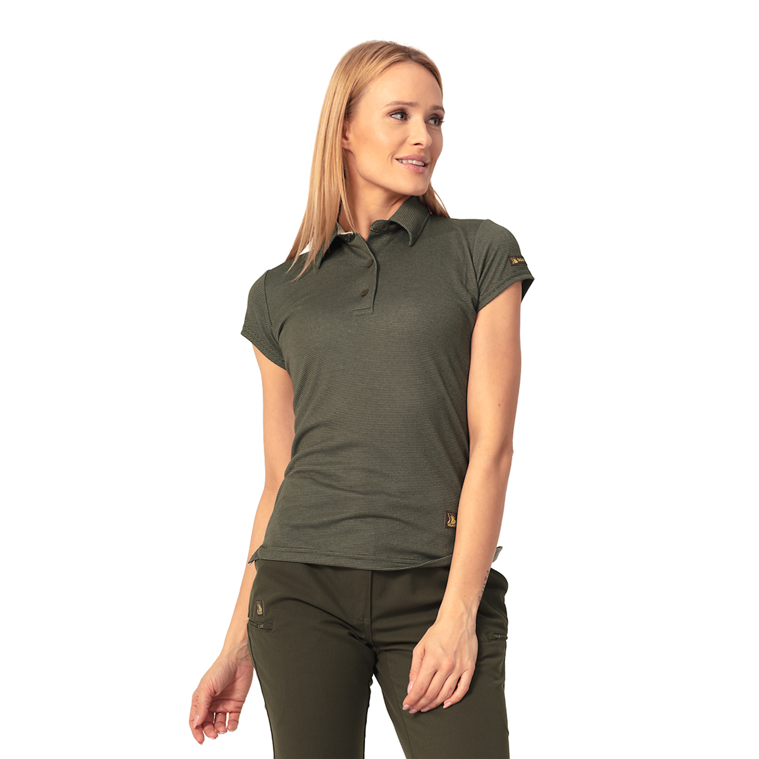 Koszulka damska Tagart Hals 2 ciemnooliwkowa S