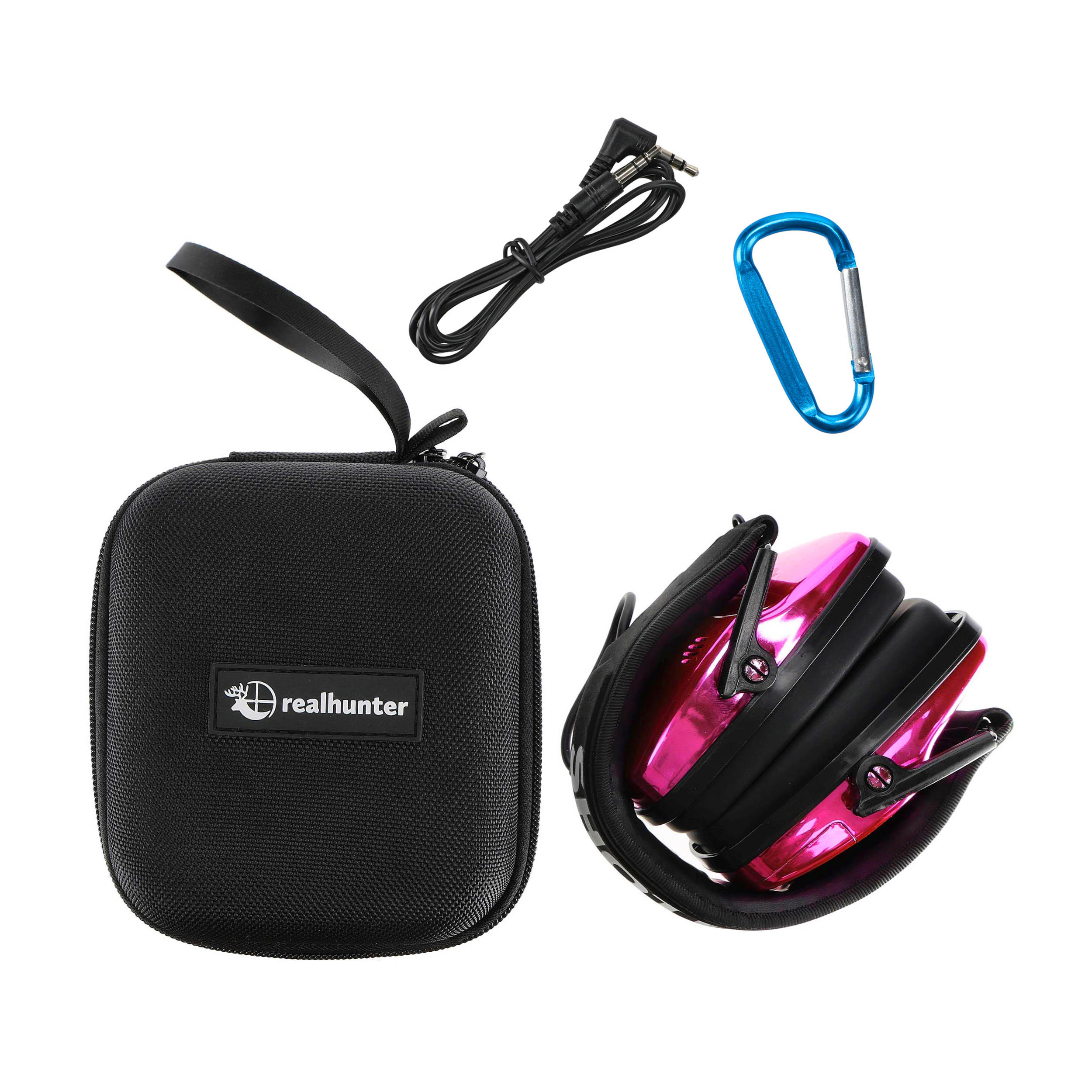 Ochronniki słuchu aktywne RealHunter Active ProSHOT BT devil pink - obrazek 6