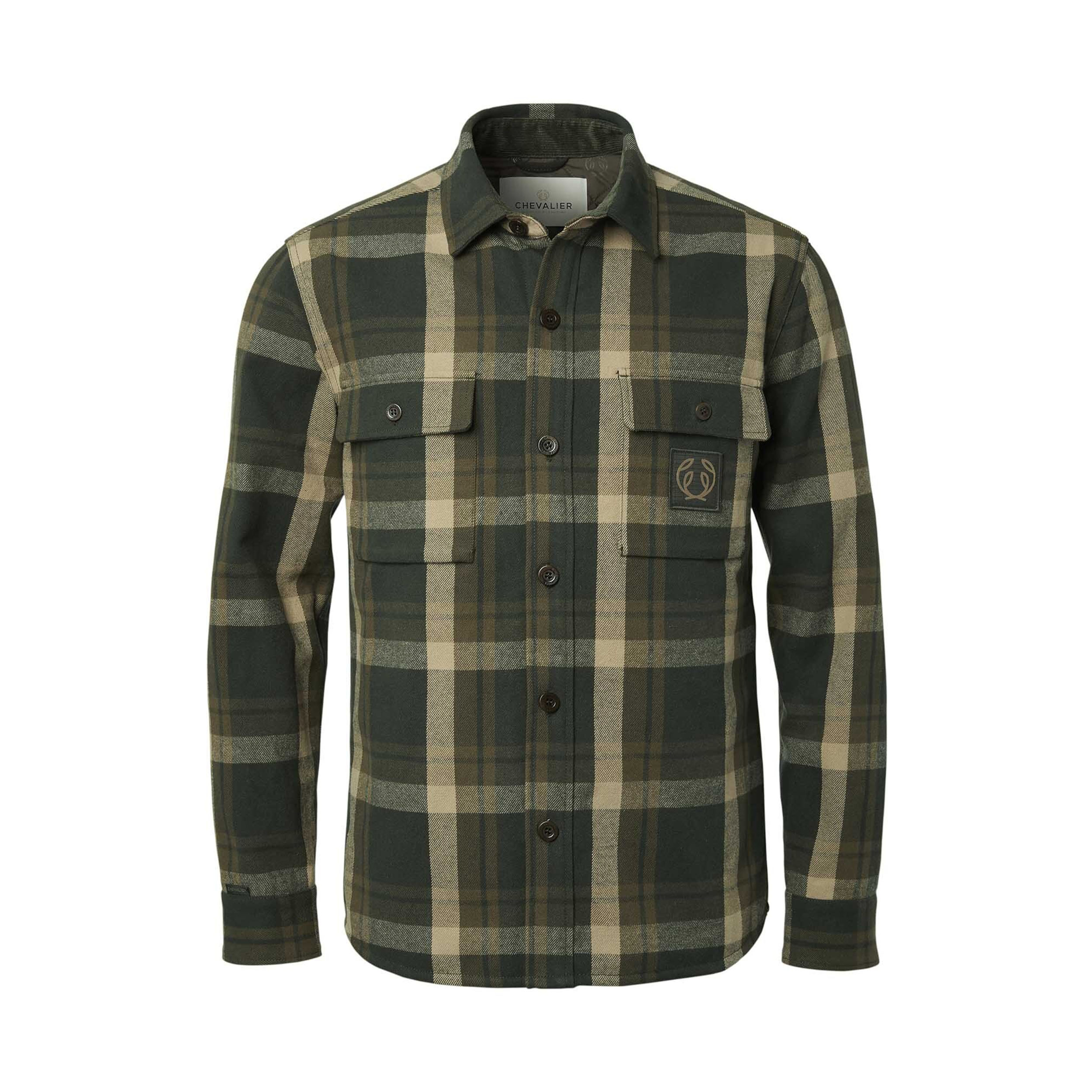 Kurtka koszulowa męska Chevalier Axe Green Checked 2XL