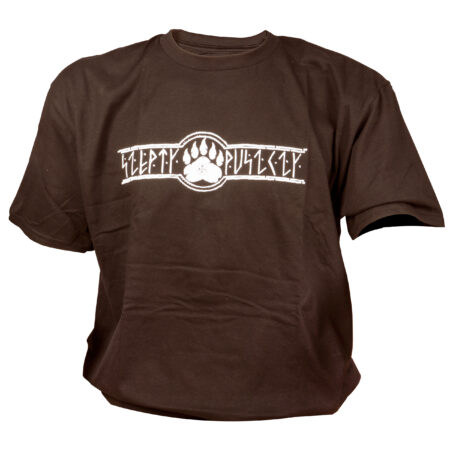 Koszulka męska TigerWood Szepty Puszczy brązowa S