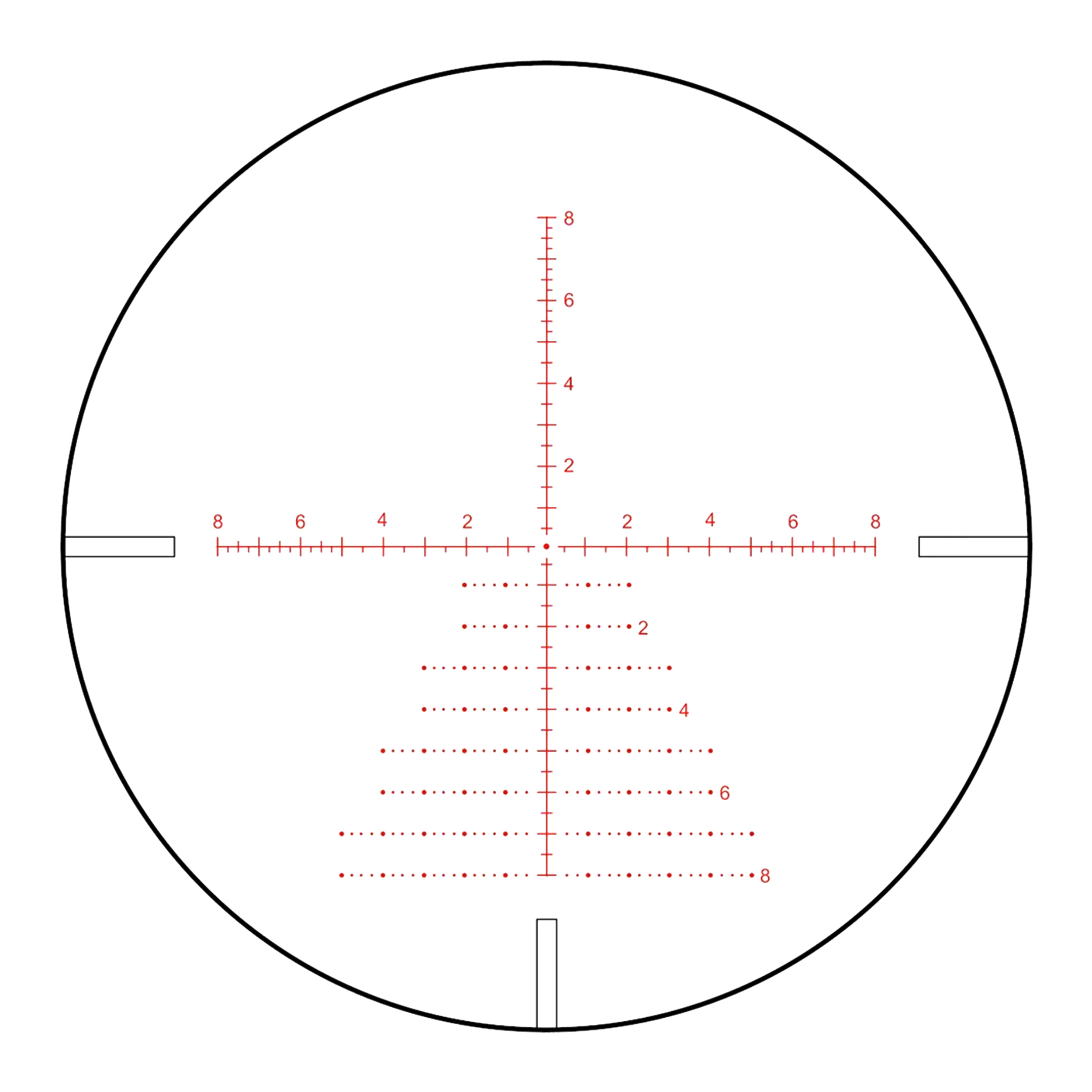 Luneta celownicza Vector Optics Continental x8 3-24 SFP Zero Stop 56 mm czarna SCOL-T50 - obrazek 8
