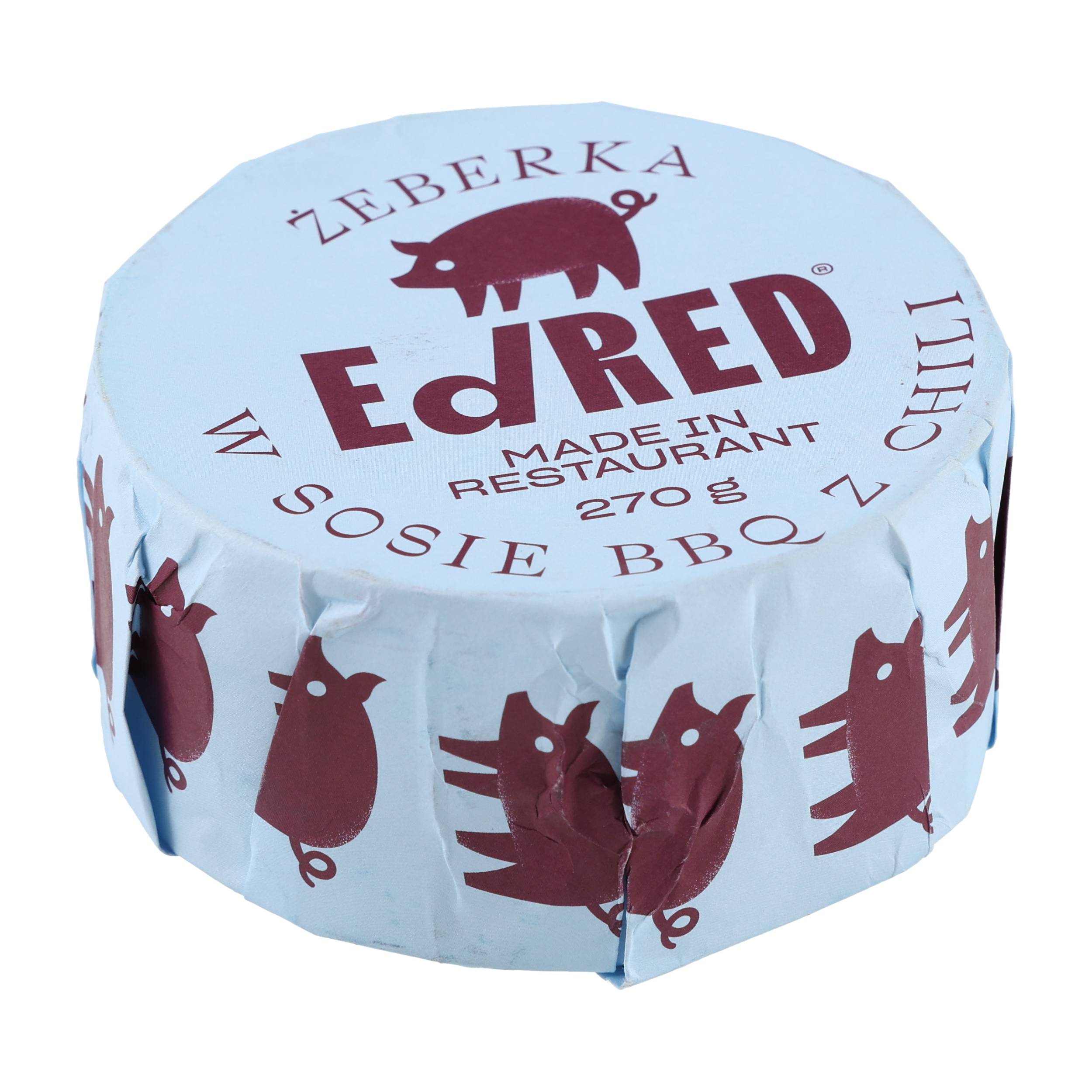 Konserwa Ed Red Originals Żeberka w sosie BBQ z chili 270 g - obrazek 2