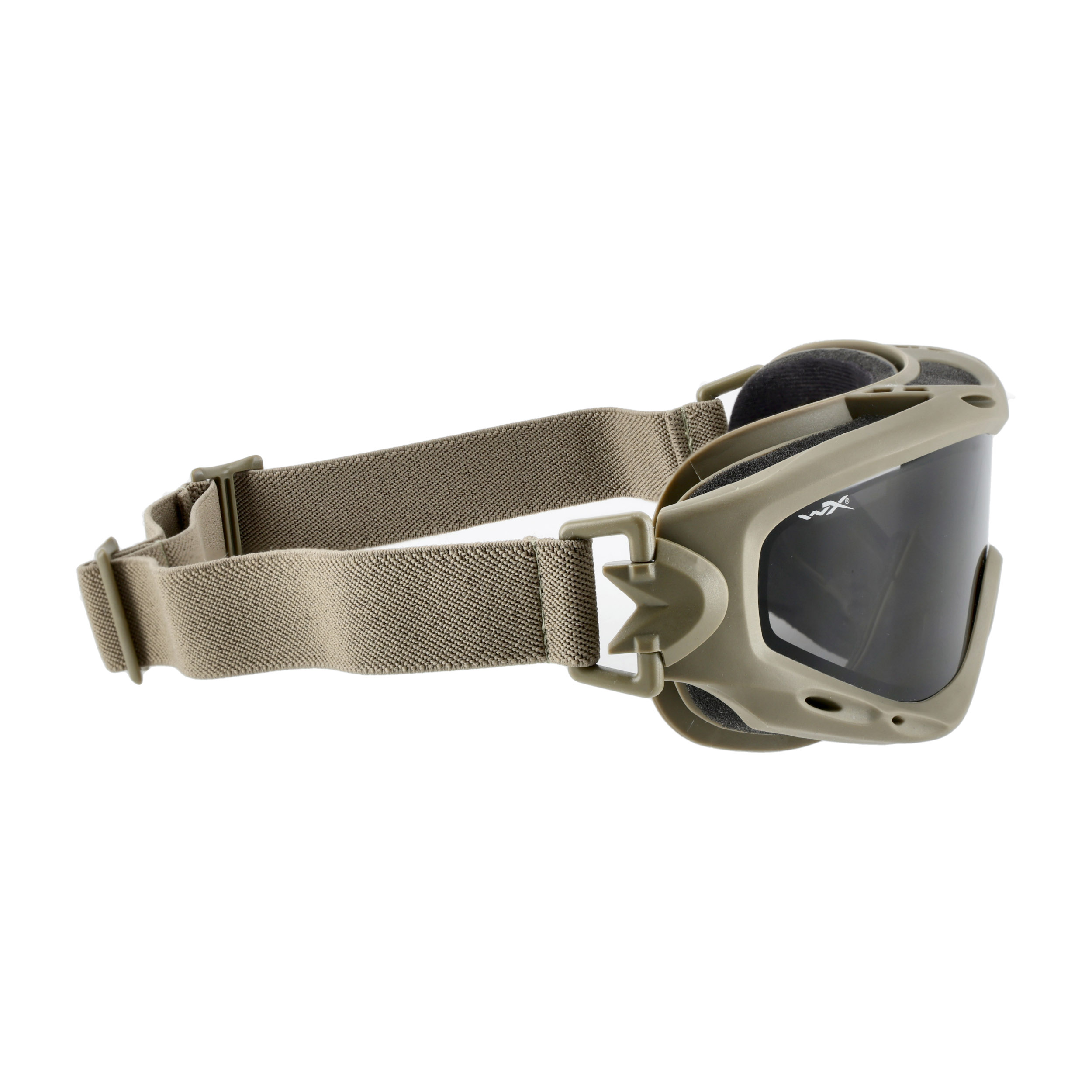 Gogle taktyczne Wiley X Spear SP293DLT smoke / clear / rust, jasnobrązowe oprawki - obrazek 2