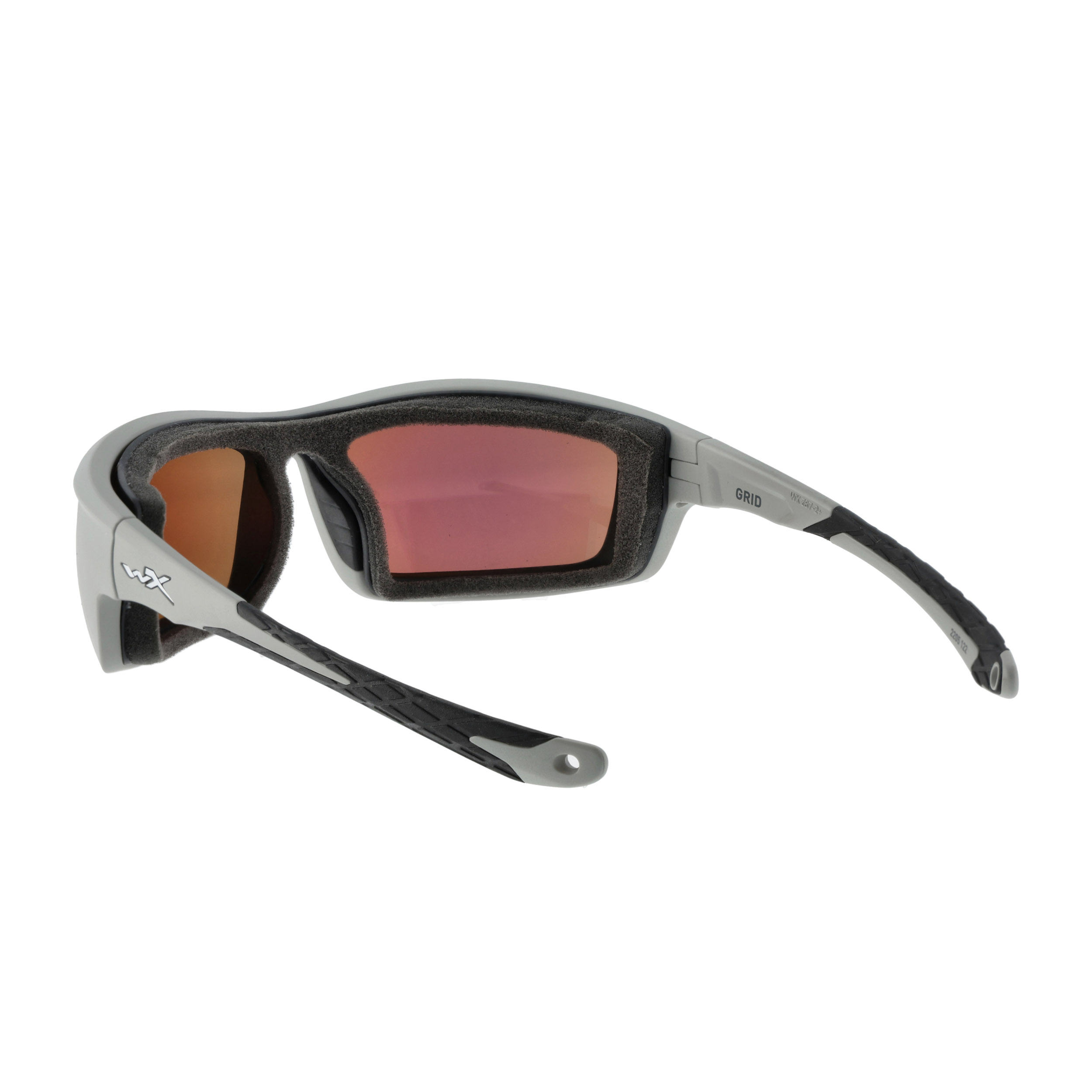 Okulary polaryzacyjne Wiley X Grid Captivate CCGRD07 green mirror, popielate oprawki - obrazek 2