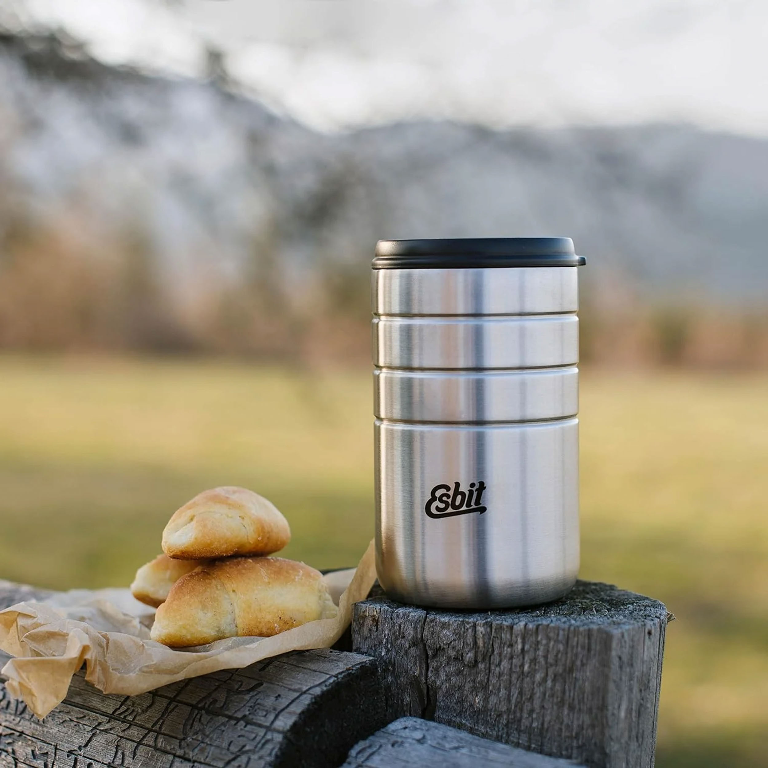 Kubek Esbit Majoris Thermo Mug 0,28 l srebrny - obrazek 4