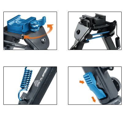 Bipod Leapers UTG składany Super Duty OP QD 8-12.8" - obrazek 4