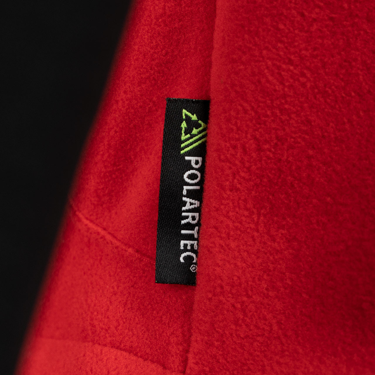 Bluza męska polarowa Alpinus Caen 200 czerwono-czarna 3XL - obrazek 4