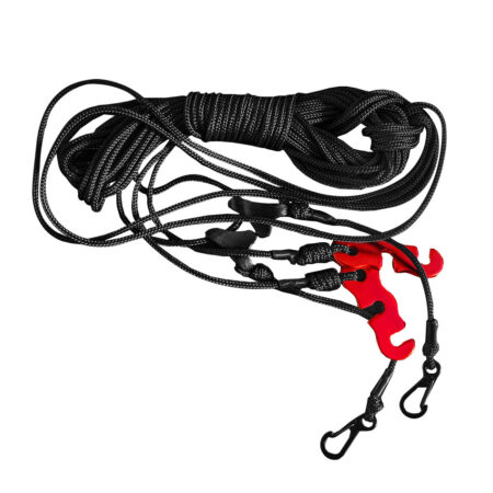 Odciąg do tarpa TigerWood Black Silk, 4 szt.