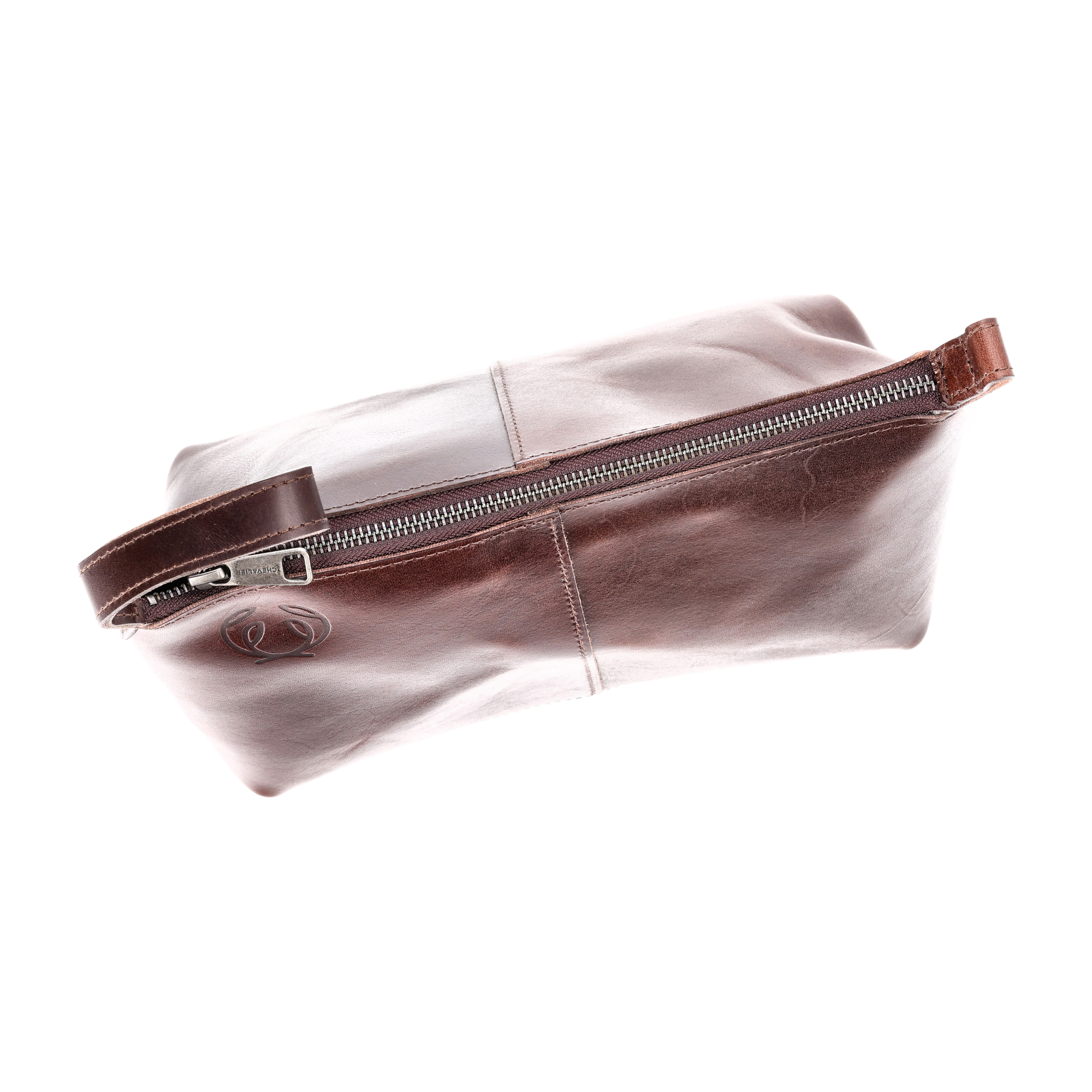 Kosmetyczka Chevalier Leather Brown - obrazek 5