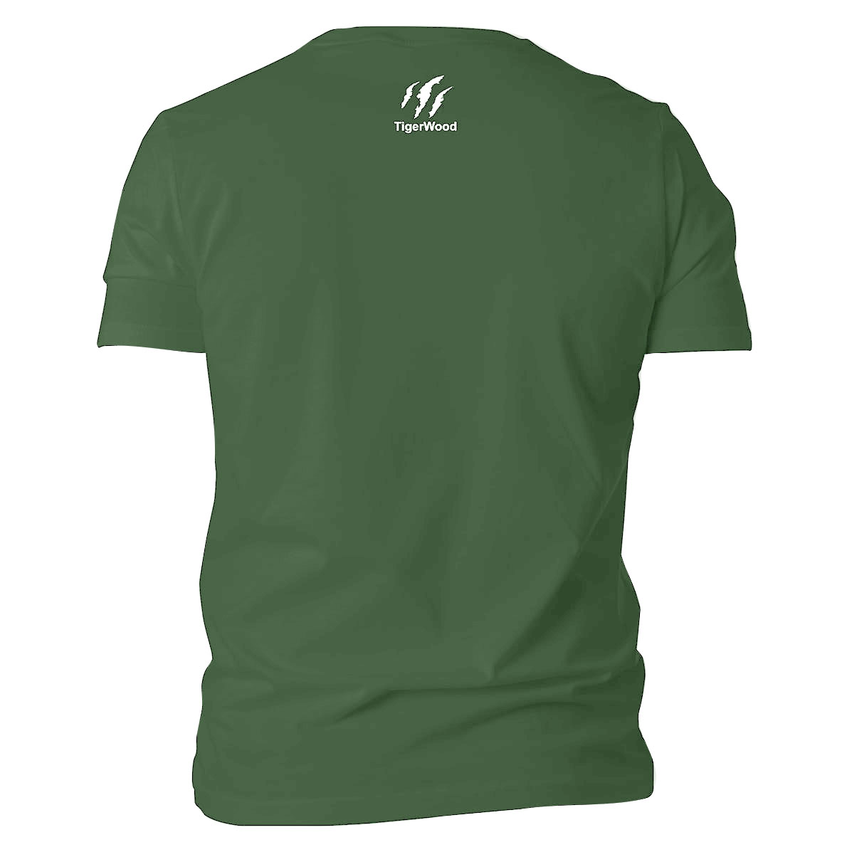 Koszulka męska TigerWood Róża Wiatrów zielony XL - obrazek 2