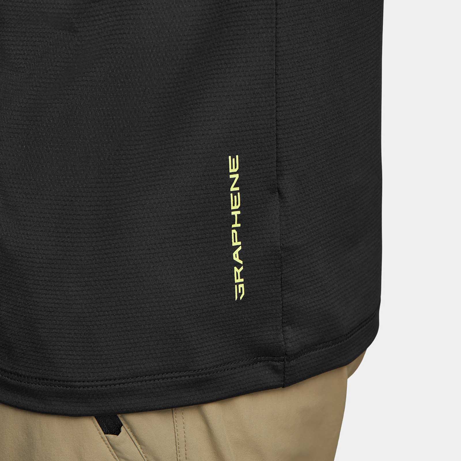 Koszulka męska grafen Alpinus Dirfi czarna 2XL - obrazek 4