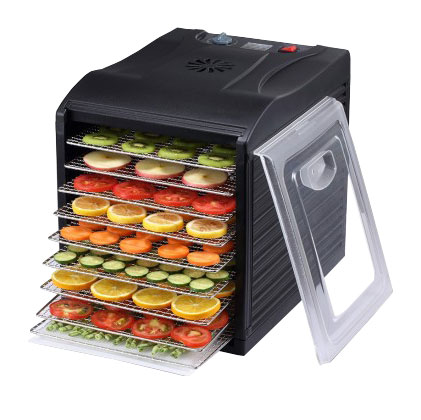 Dehydrator Zyle Grand / 9 tac / 30,5 × 33 cm - Suszarka do owoców i warzyw