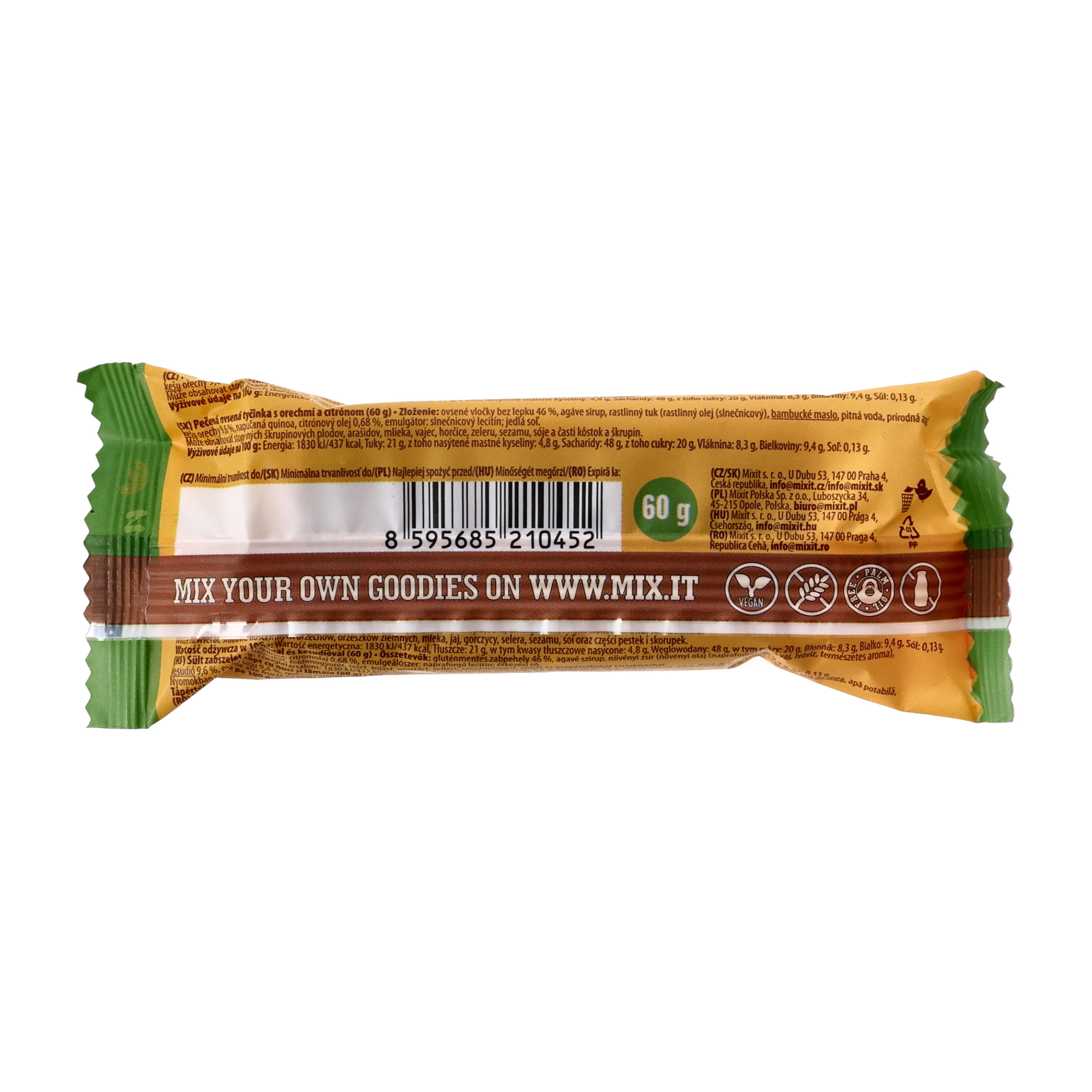 Mixitka Mixit orzechy nerkowca z cytryną 60 g - obrazek 2