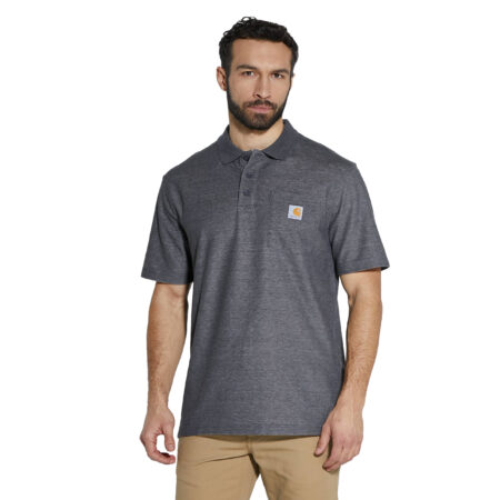 Koszulka Carhartt Polo MW Pocket - c. heather L