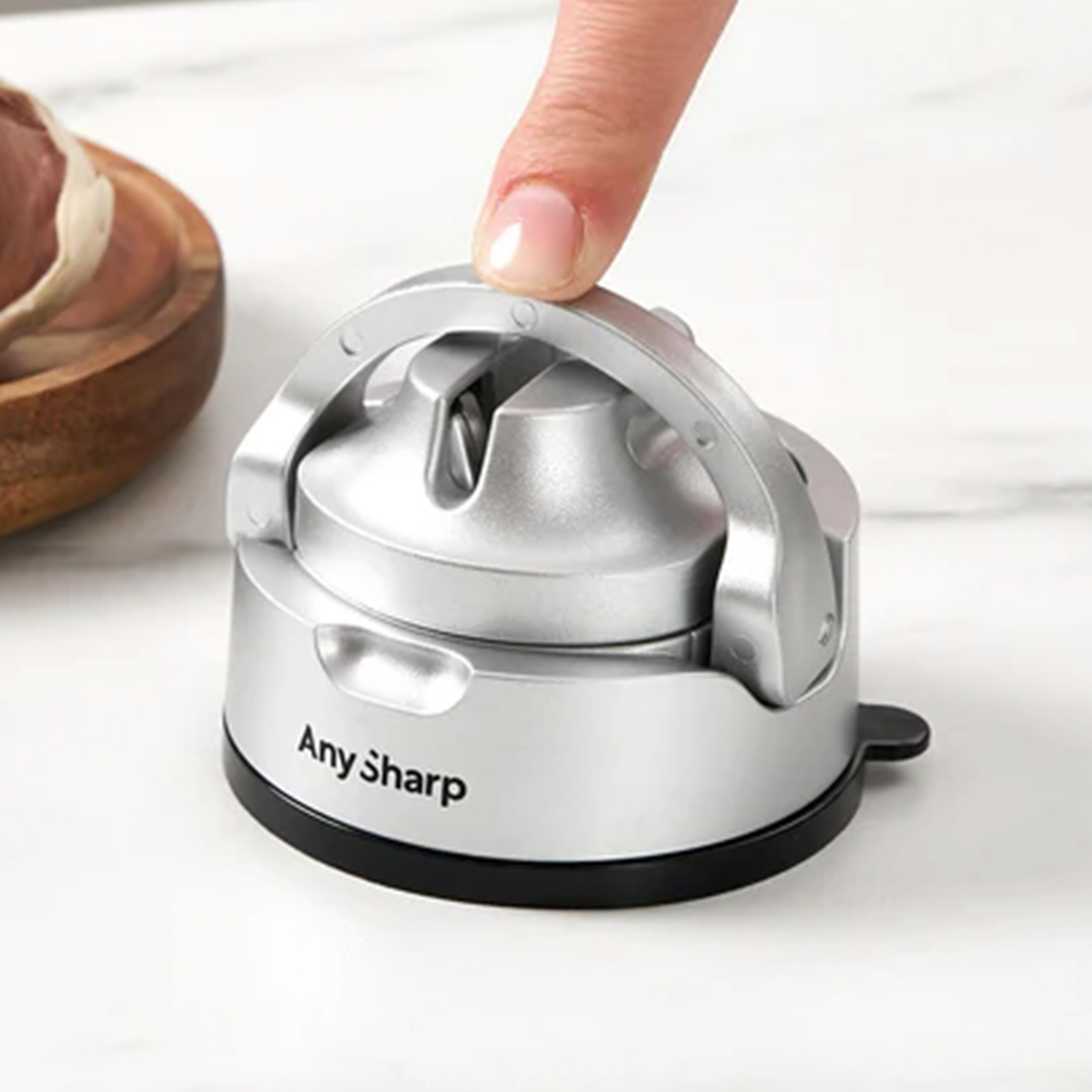 Ostrzałka AnySharp classic Evo srebrna - obrazek 4