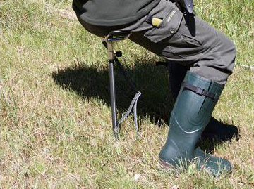 Krzesełko na jednej nodze Eurohunt składane - obrazek 3