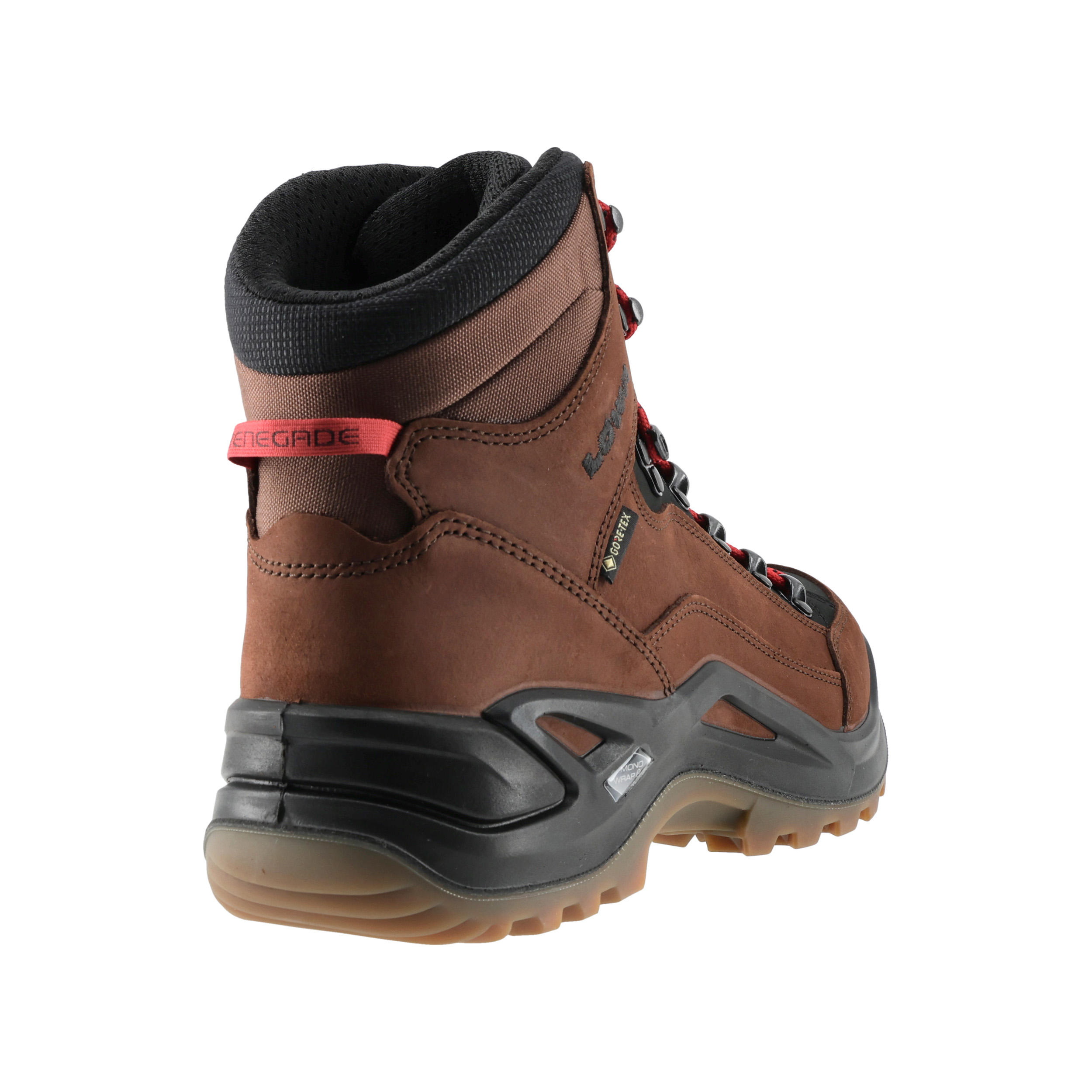 Buty męskie LOWA Renegade GTX mid, mahoń/czerwony 43,5 - obrazek 4