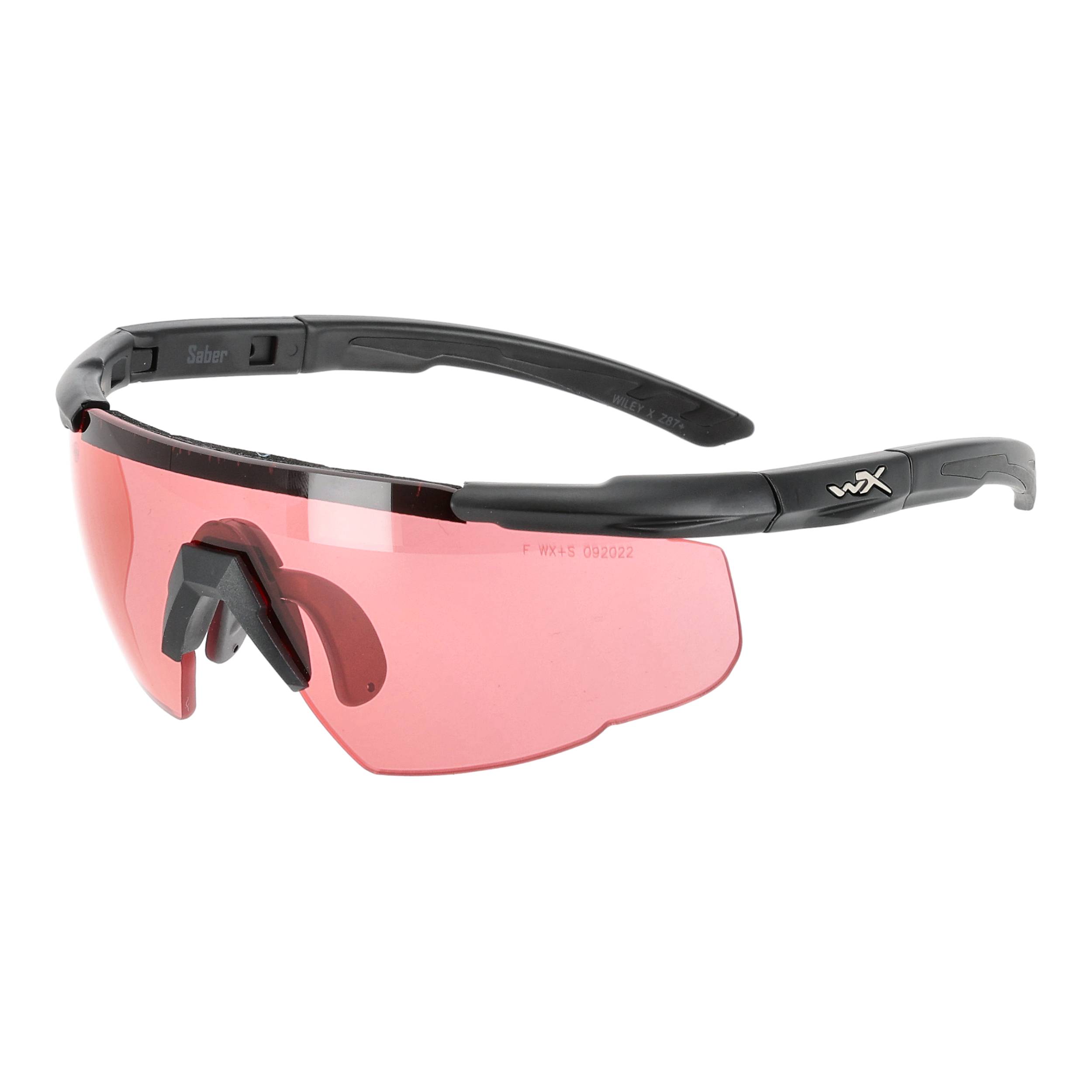 Okulary taktyczne Wiley X Saber Advanced 309 grey / rust / vermilion, czarne oprawki