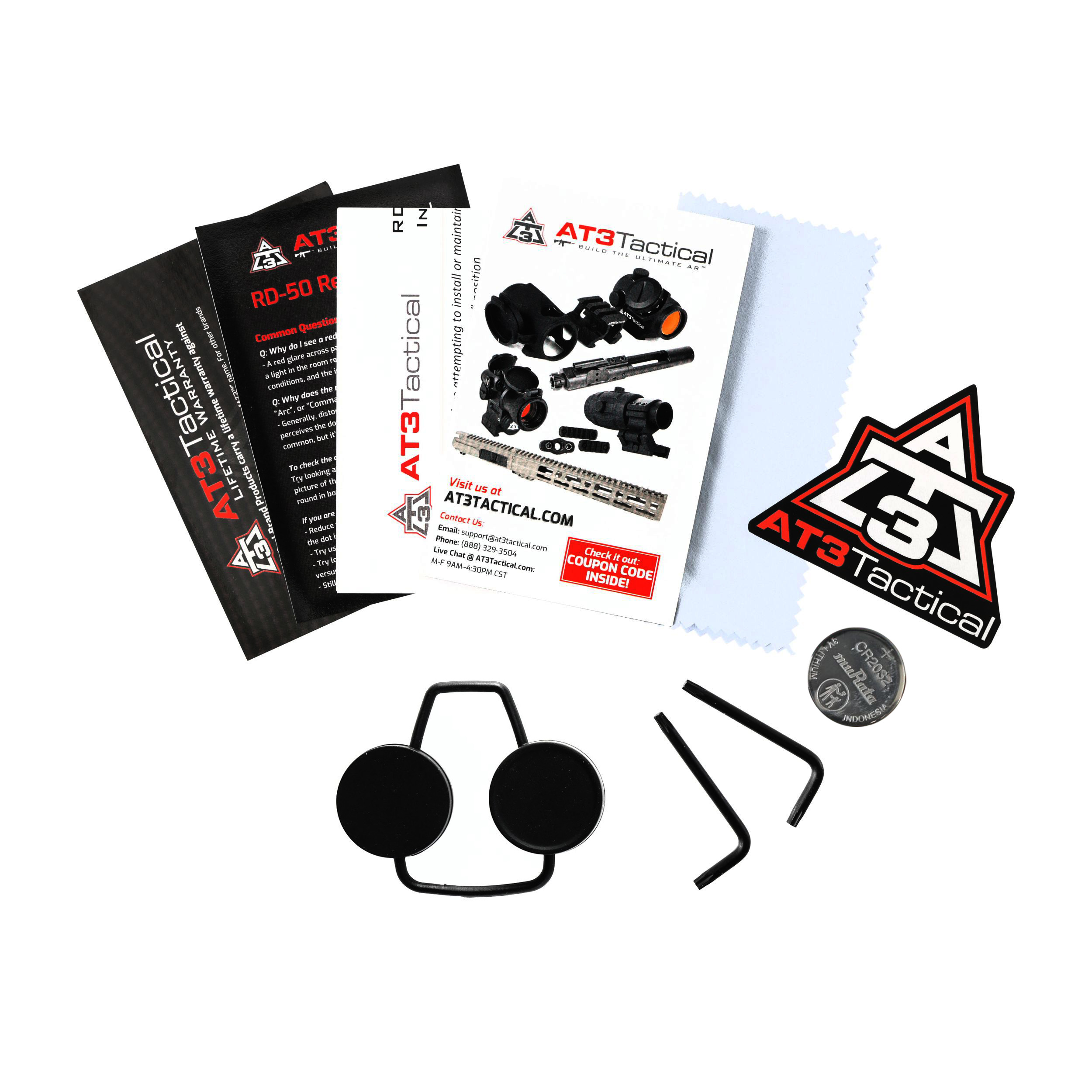 Kolimator AT3 Tactical RD50 2 MOA montaż .83" - obrazek 6