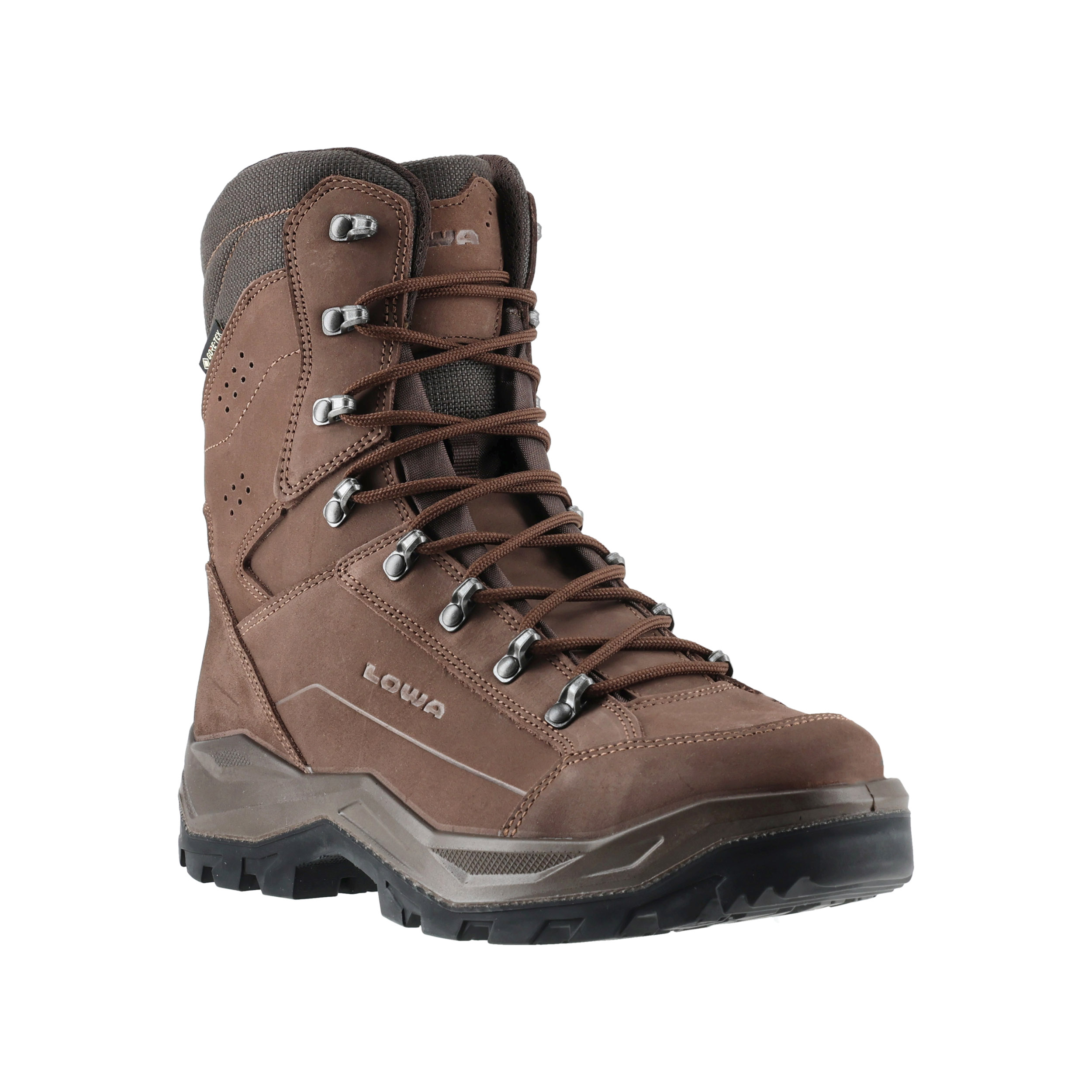 Buty wojskowe LOWA Renegade II N GTX HI TF, ciemnobrązowe 41 - obrazek 2