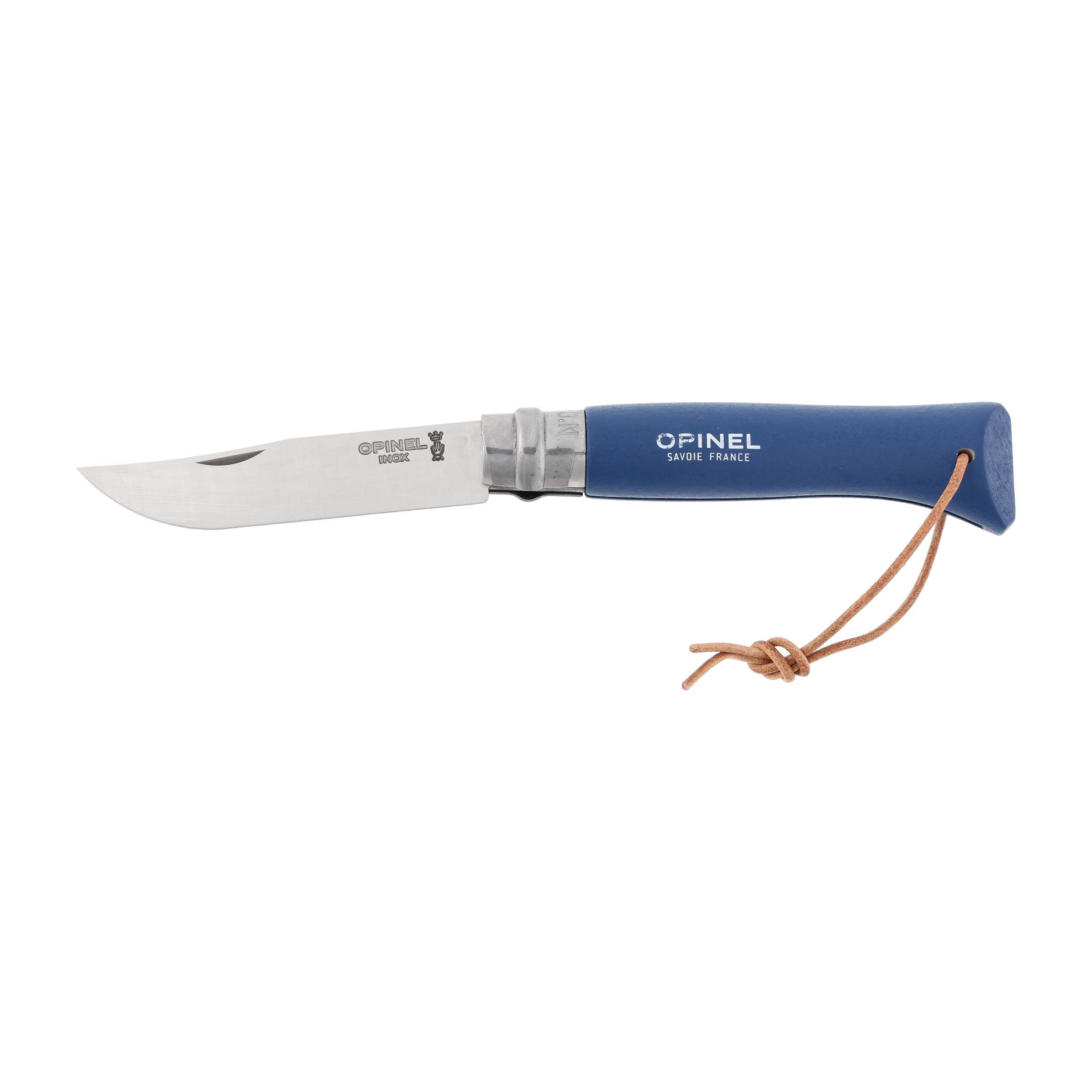 Nóż składany Opinel Colorama 08 inox grab granatowy