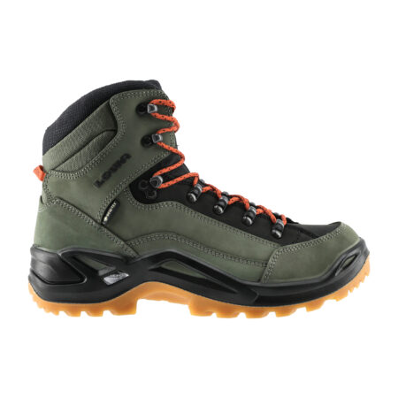 Buty męskie LOWA Renegade GTX mid, zielono/pomarańczowe 44