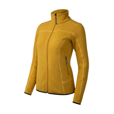 Bluza polarowa damska Alpinus Elvenes żółta S