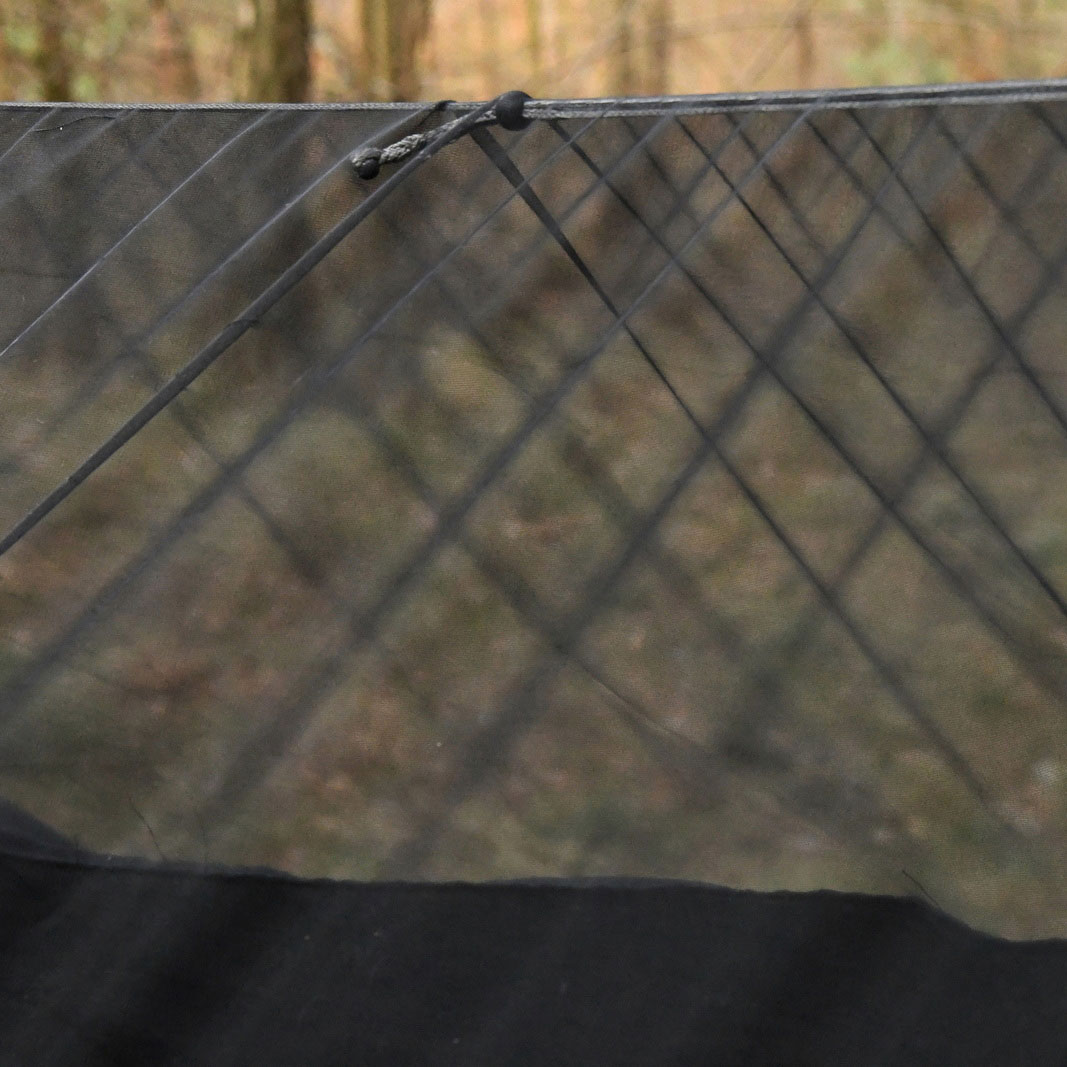 Hamak obozowy TigerWood Niedźwiedź XL z moskitierą czarny - obrazek 3