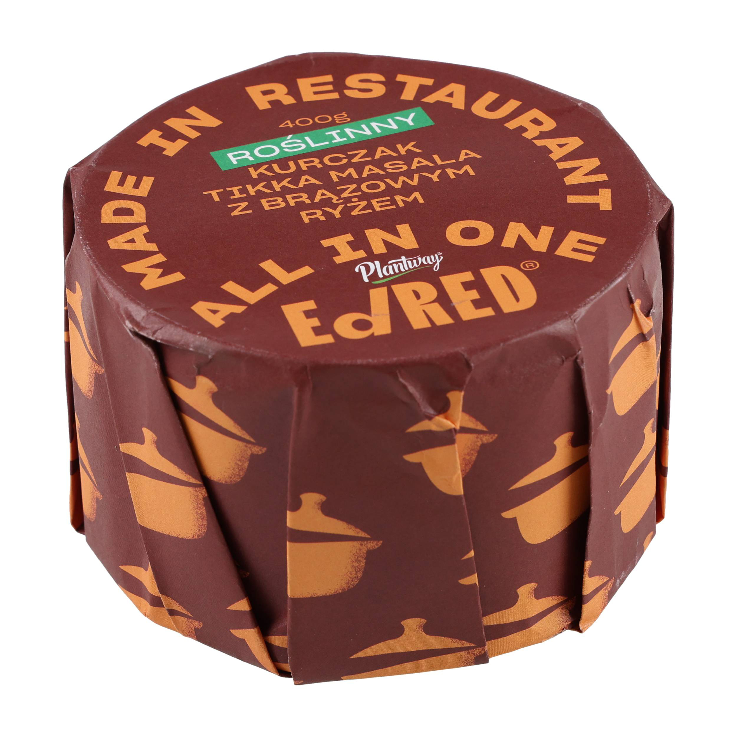 Konserwa Ed Red All in One Roślinny kurczak tikka masala z brązowym ryżem 400 g - obrazek 2