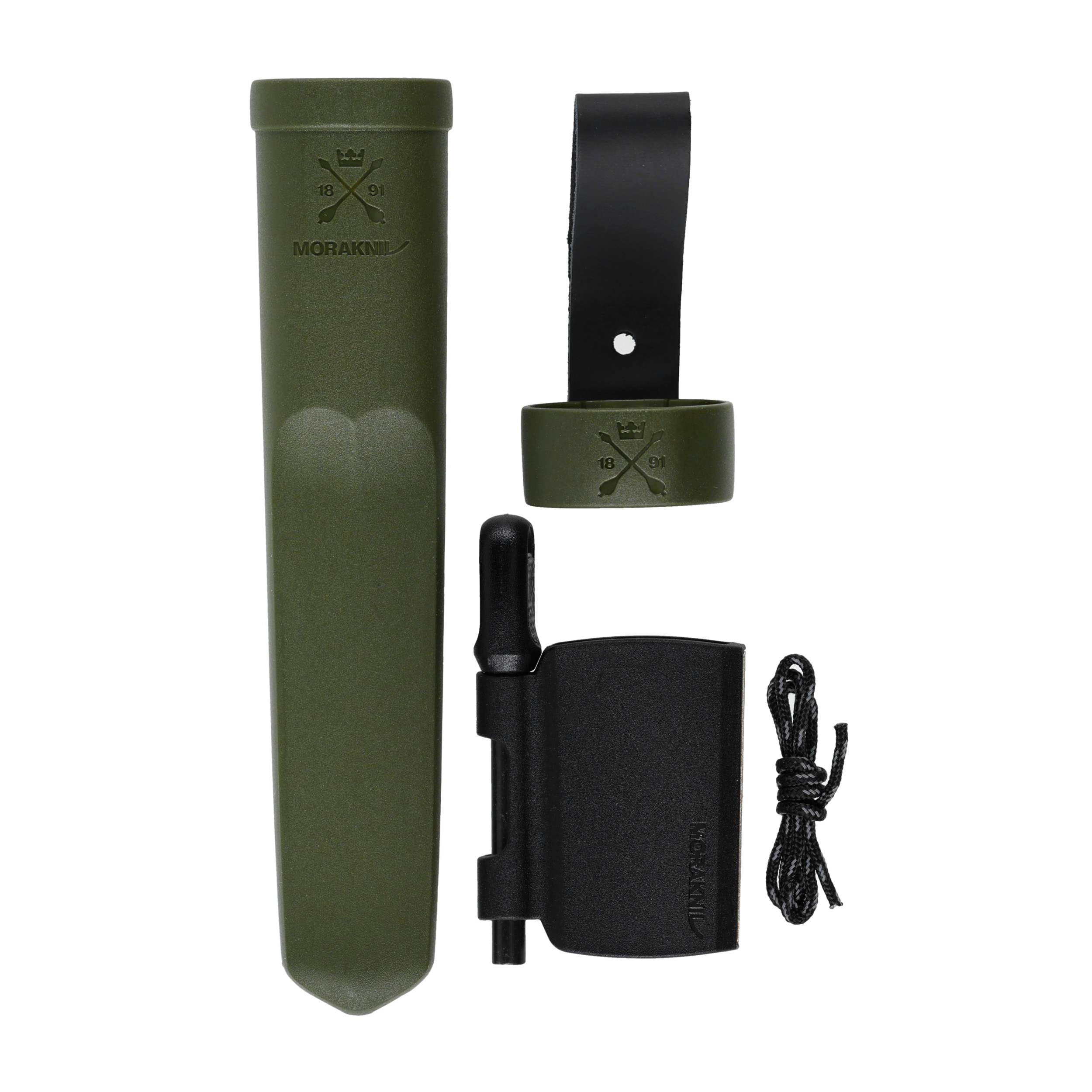 Nóż Morakniv Kansbol z zestawem przetrwania zielony stal nierdzewna - obrazek 6