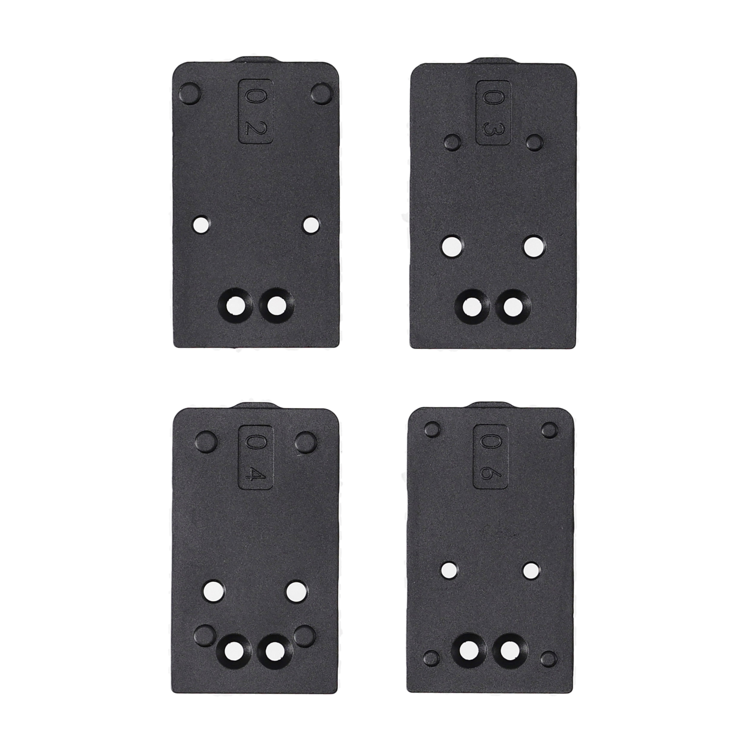 Adapter płytka do Umarex Walther PDP OR-typ OR2 do Vortex / C-More / Leupold / Trijicon 4 szt.