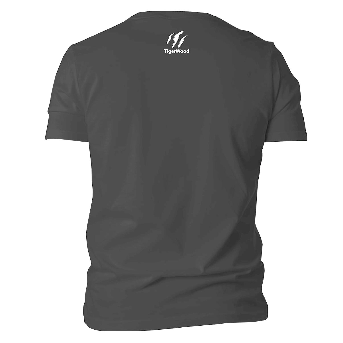 Koszulka męska TigerWood Róża Wiatrów ciemnoszara M - obrazek 2