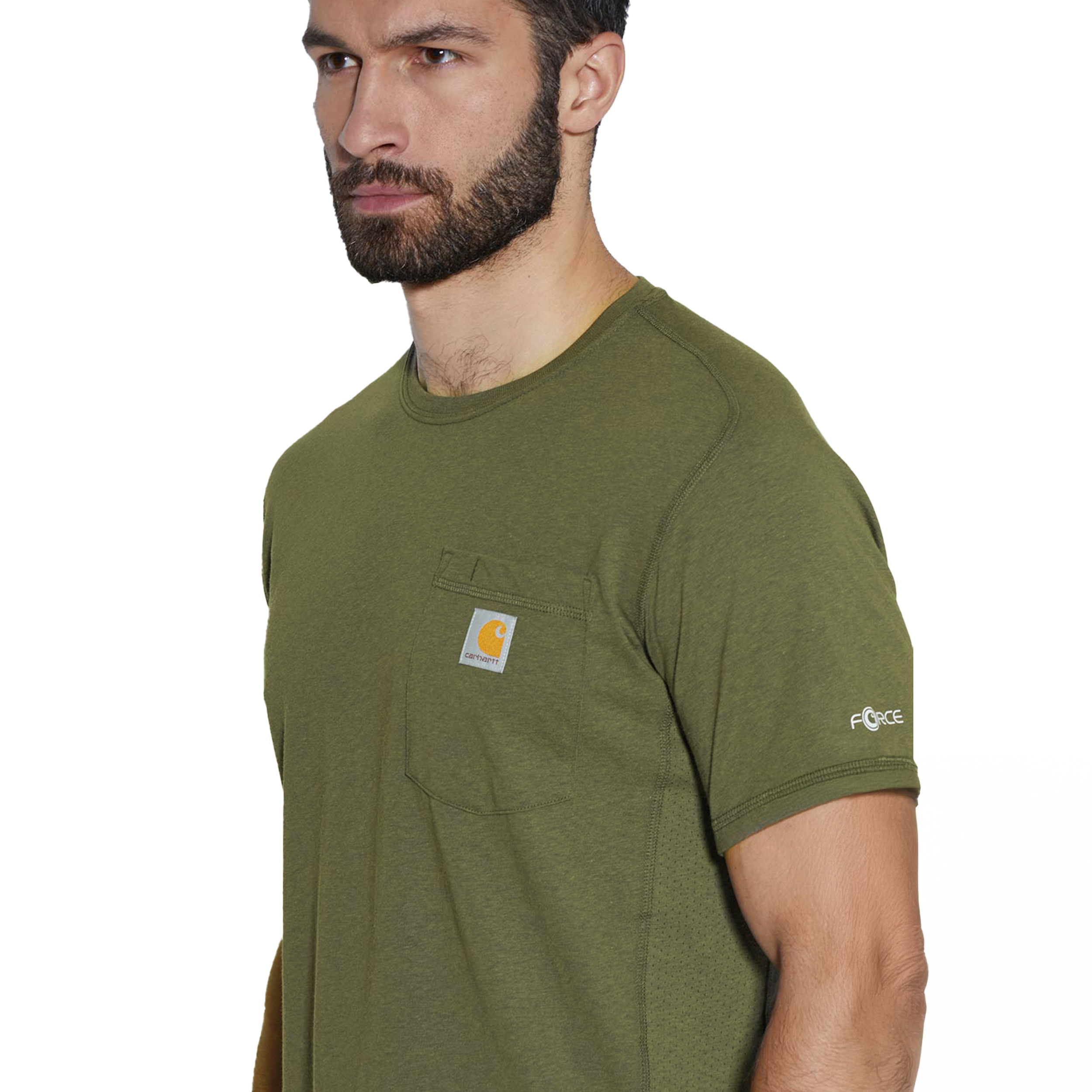 Koszulka Carhartt Force MW - dark bronzed green XL - obrazek 2