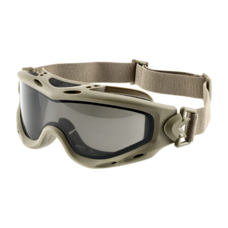 Gogle taktyczne Wiley X Spear SP293DLT smoke / clear / rust, jasnobrązowe oprawki