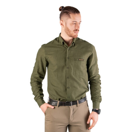 Koszula męska Tagart Lenny slim ciemnozielona M