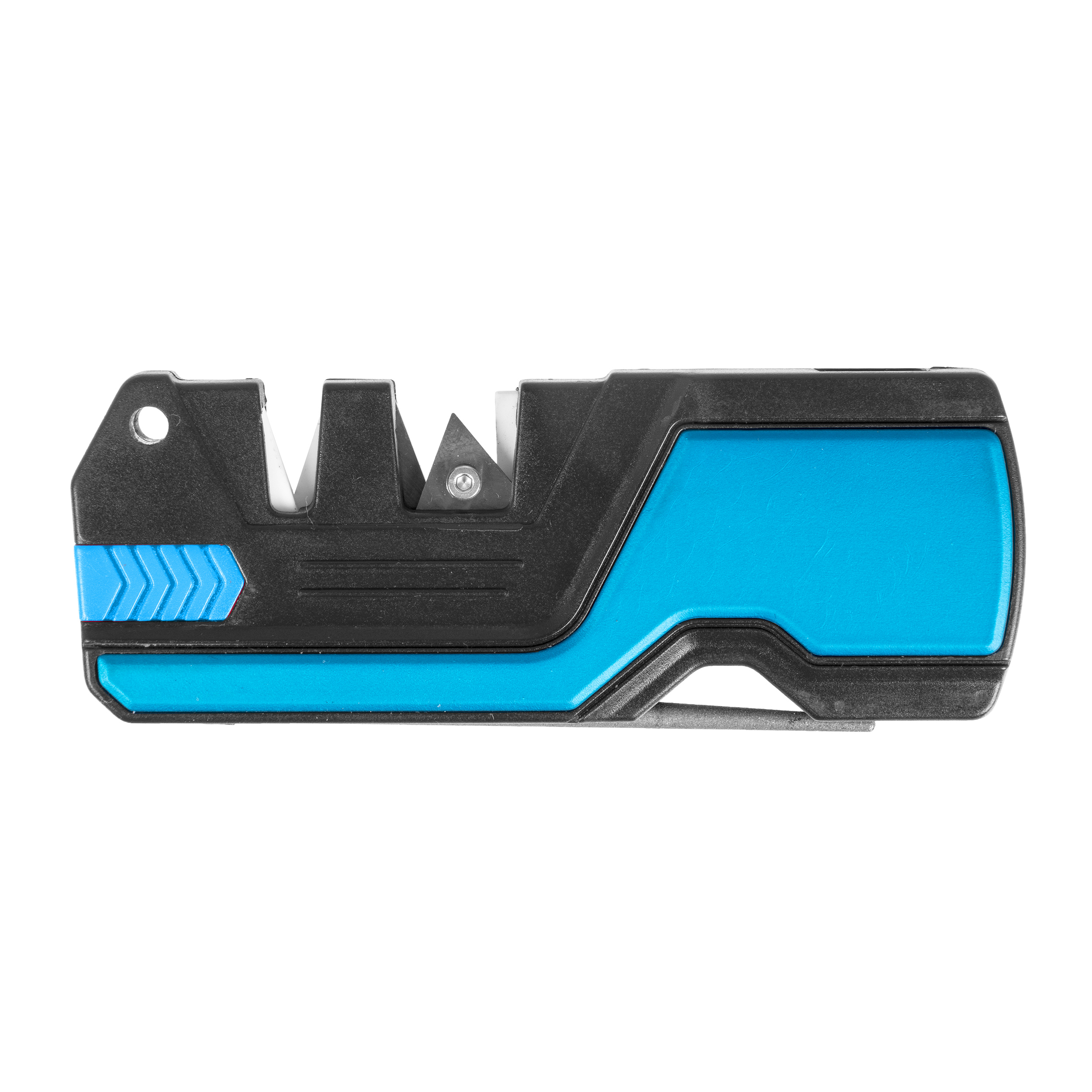 Ostrzałka do noży THE EDGE bushSHARP niebieska + krzesiwo - obrazek 2