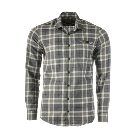 Koszula męska Tagart Moss slim, flanelowa, w zieloną kratę S