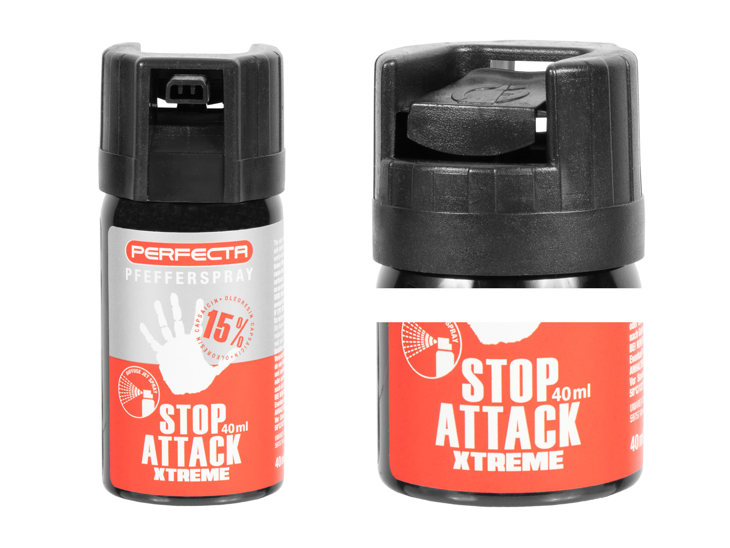 Gaz pieprzowy Perfecta Stop Attack Xtreme stożek 40 ml - obrazek 3