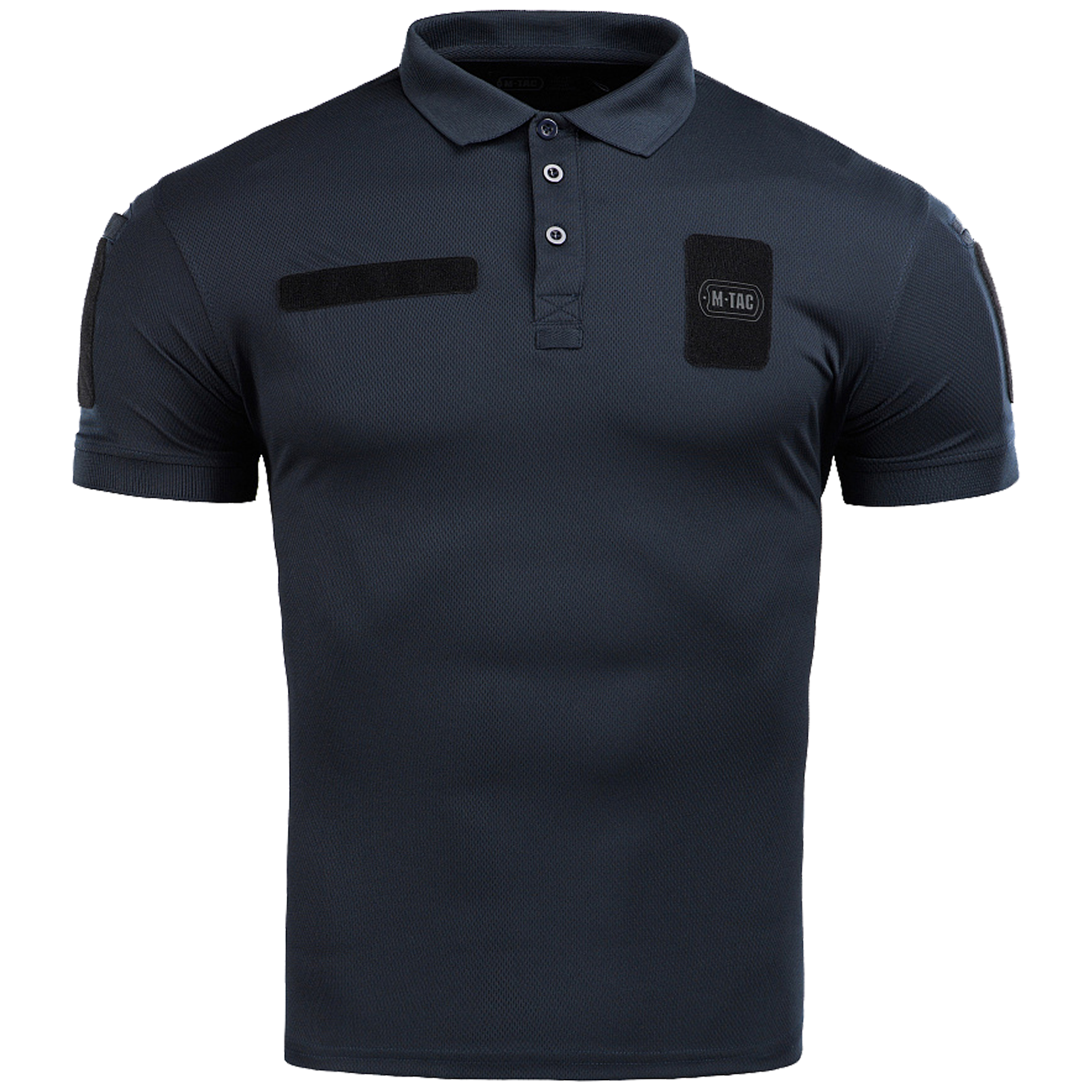 Koszulka polo męska M-Tac Elite Tactical Coolmax granatowa XL - obrazek 2