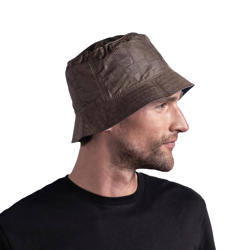 Kapelusz unisex BUFF Travel Bucket Hat Zadok niebiesko-oliwkowy S/M - obrazek 9