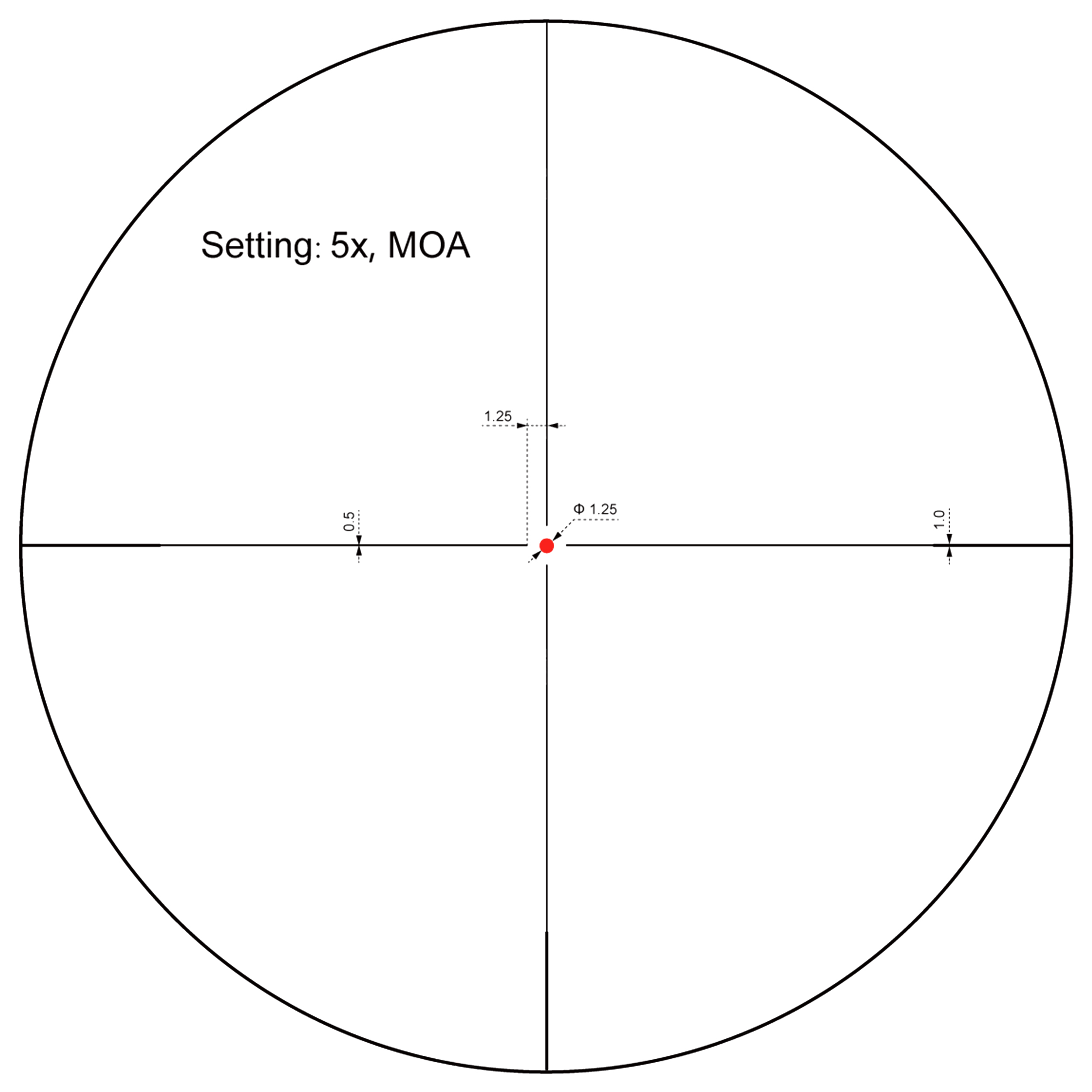 Luneta biegowa Vector Optics Forester 1-5x24 Gen II SFP 30 mm SCOC-03II - obrazek 9