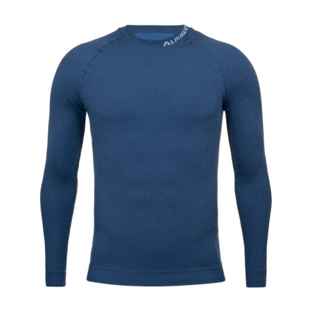 Bluza unisex termoaktywna Alpinus Pro Merino Edition niebieska 2XL
