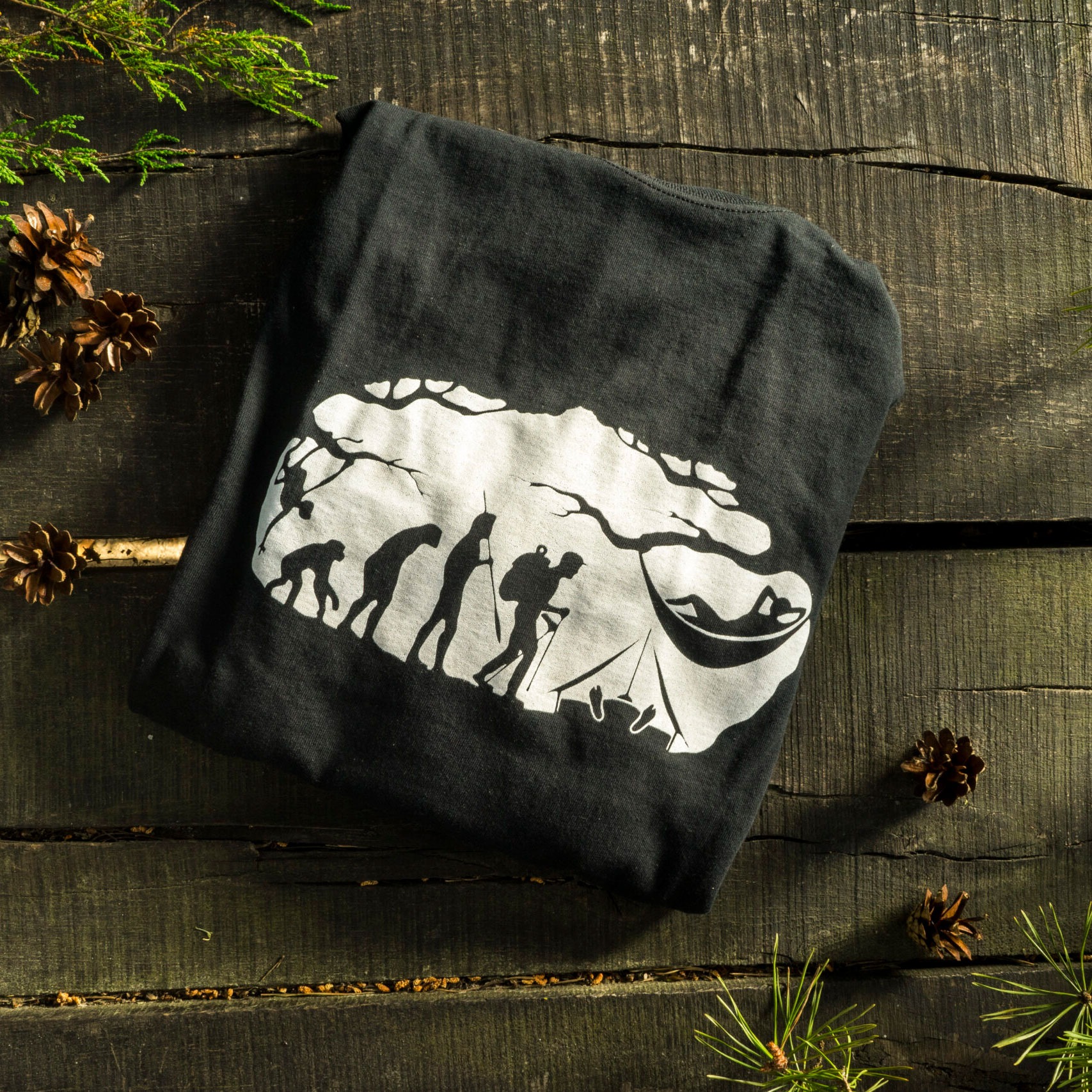 Koszulka męska TigerWood Bushcraft Evolution czarna M - obrazek 4