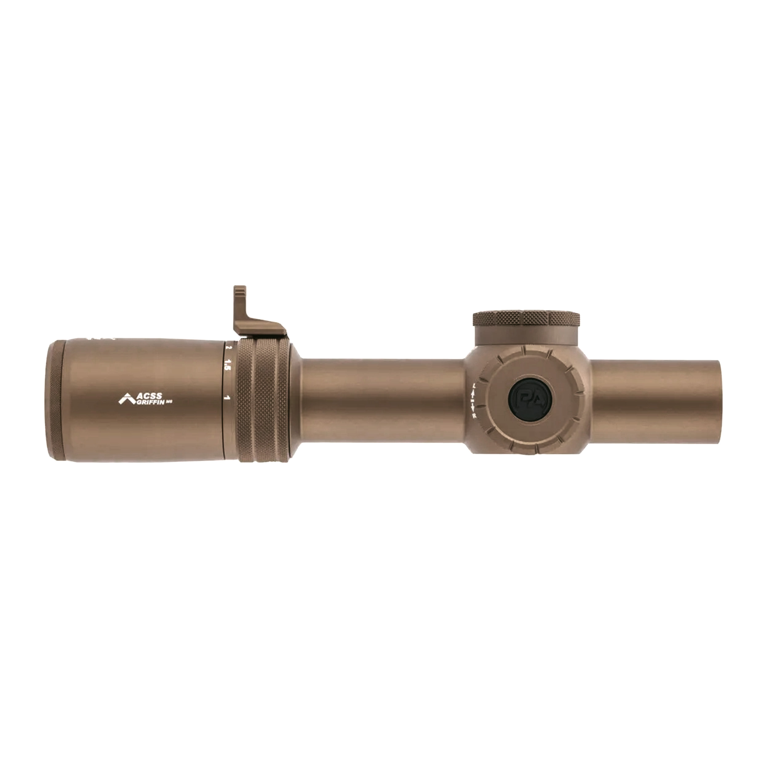 Luneta celownicza Primary Arms Compact PLx-1-8x24 mm FFP iR ACSS Griffin M8 MIL FDE - obrazek 2