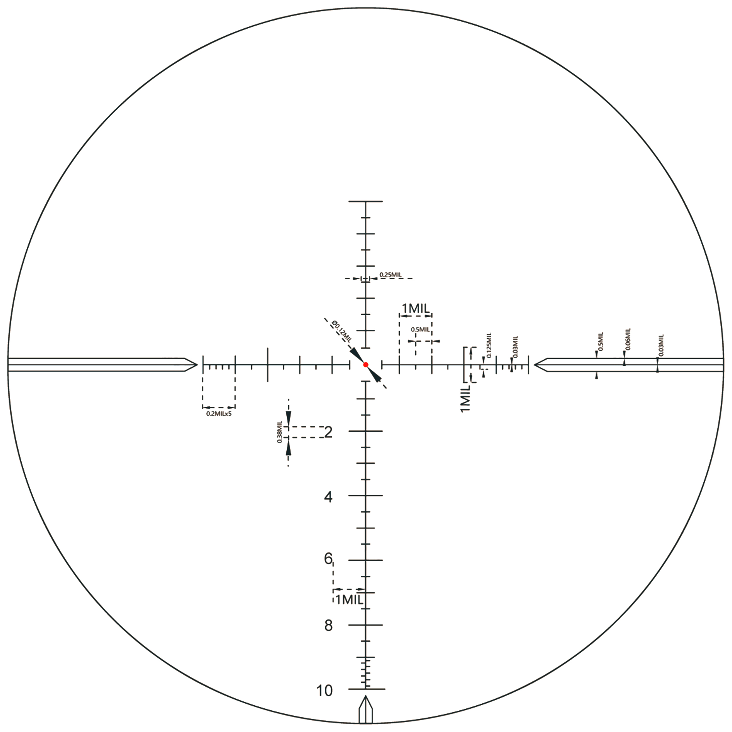 Luneta Vector Optics Taurus 5-30x56 FPP SCFF-14 - obrazek 9