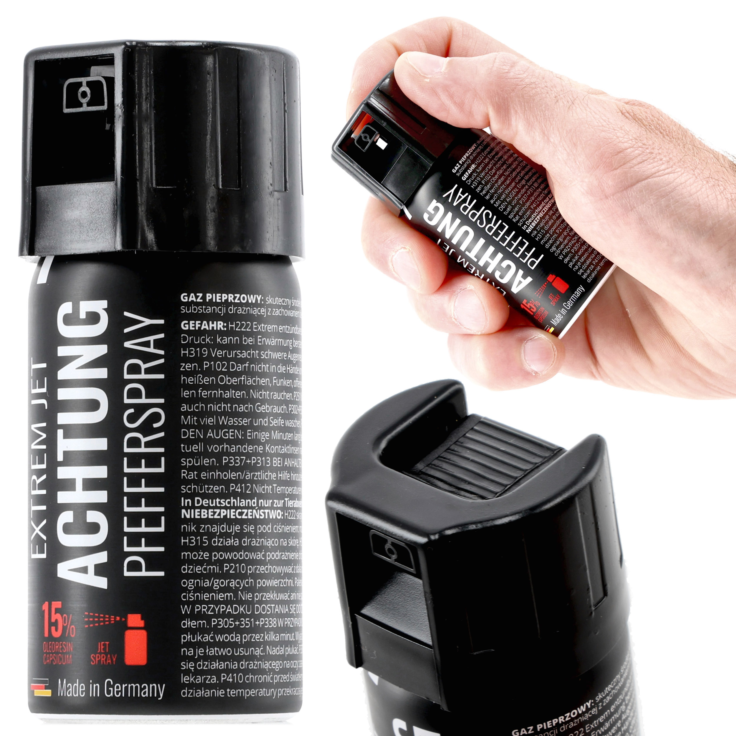 Gaz pieprzowy Achtung eXtrem Jet 15% OC strumień 40 ml - obrazek 7