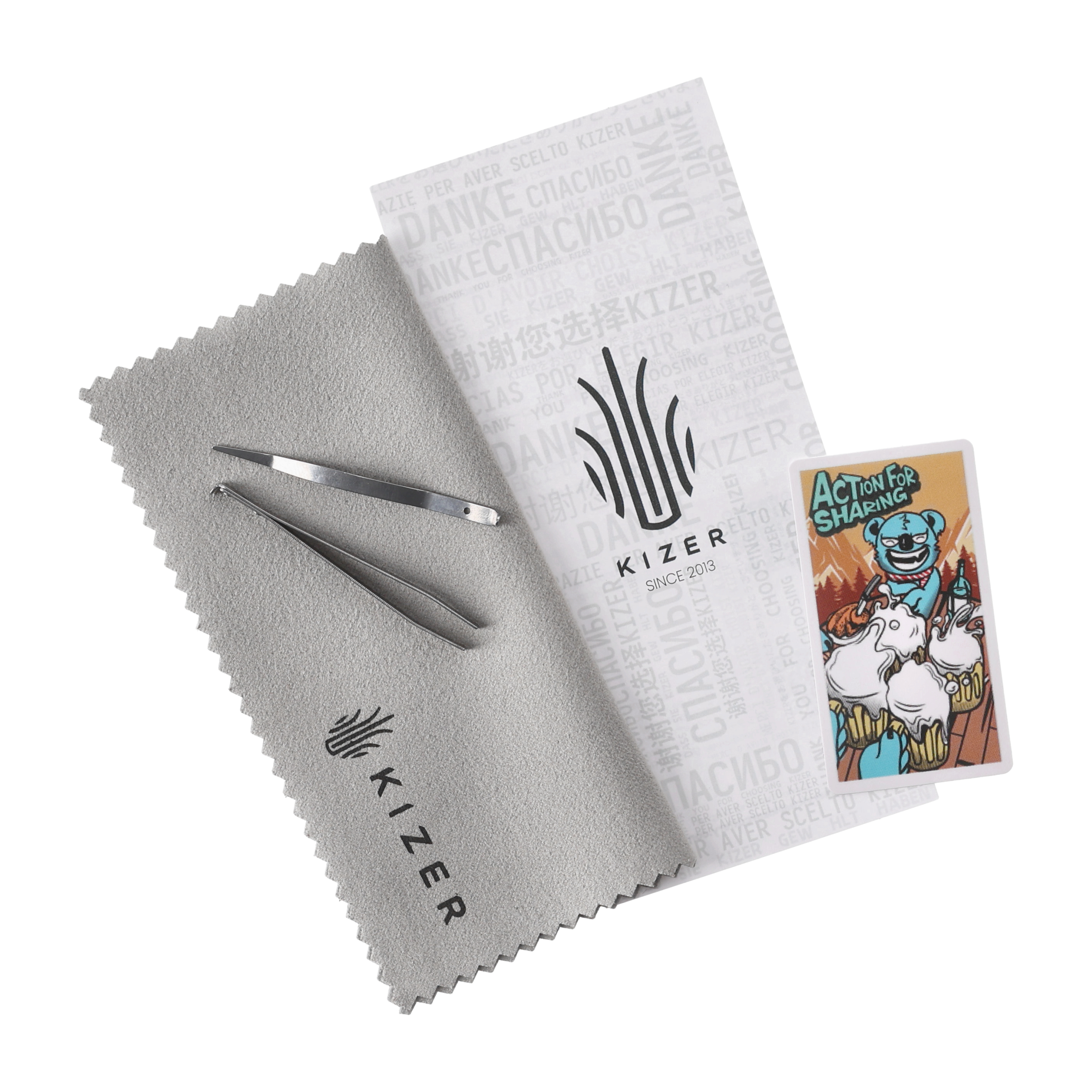 Nóż o stałej klindze Kizer Drop Bear 1094A1 - obrazek 5