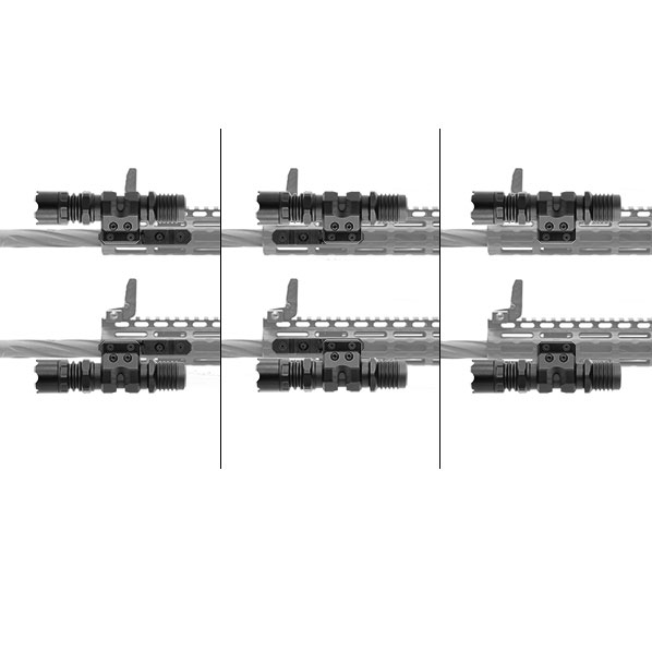 Montaż do latarki Leapers UTG Offset Flashlight Ring Mounts - obrazek 6